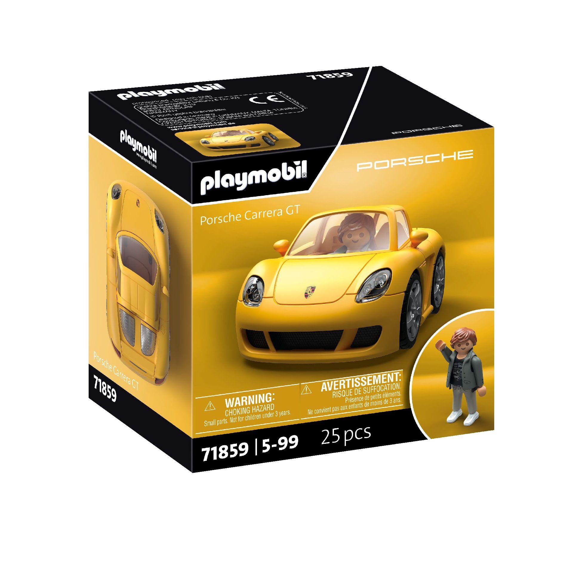 PLAYMOBIL 71859 Porsche - Voiture Porsche Carrera GT - Jaune