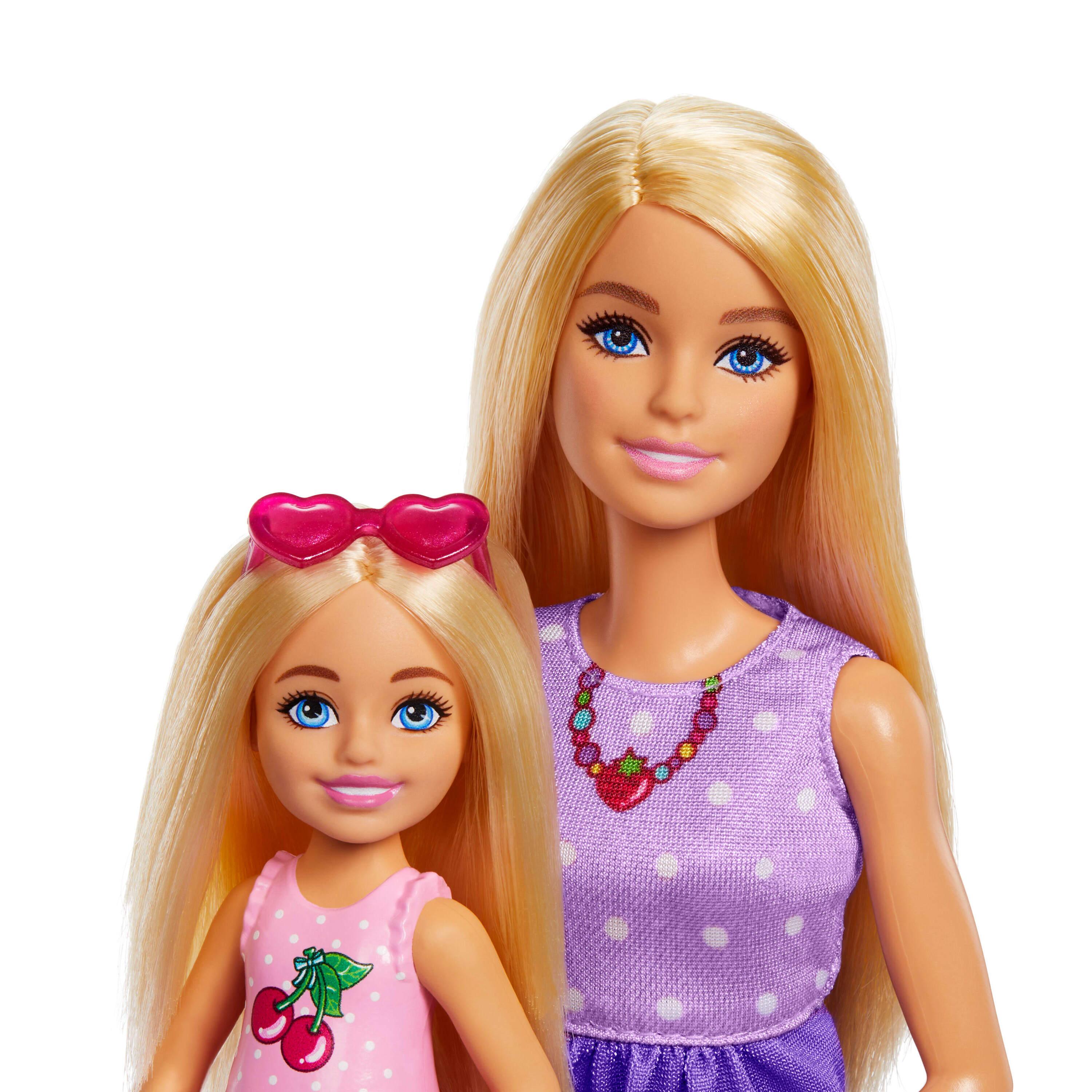 Voir la diapositive 7 : MATTEL Poupée Barbie et Chelsea avec accessoires