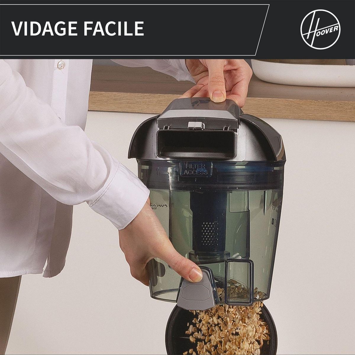 HOOVER Aspirateur sans sac HP332ALG