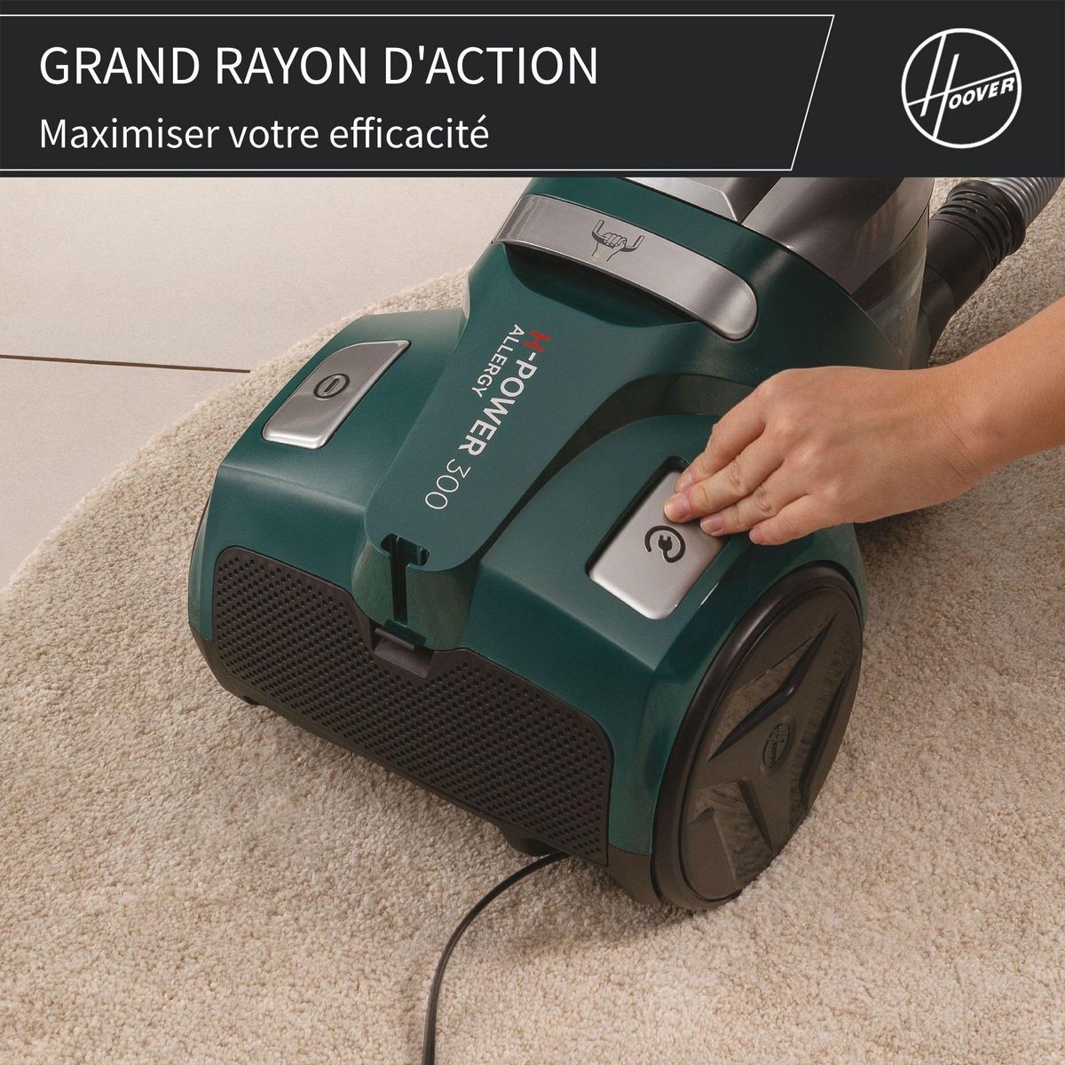 HOOVER Aspirateur sans sac HP332ALG