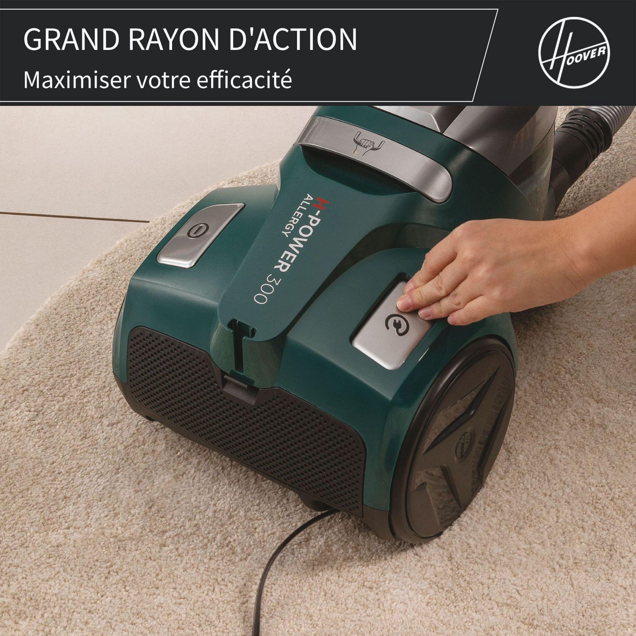 Voir la diapositive 6 : HOOVER Aspirateur sans sac HP332ALG