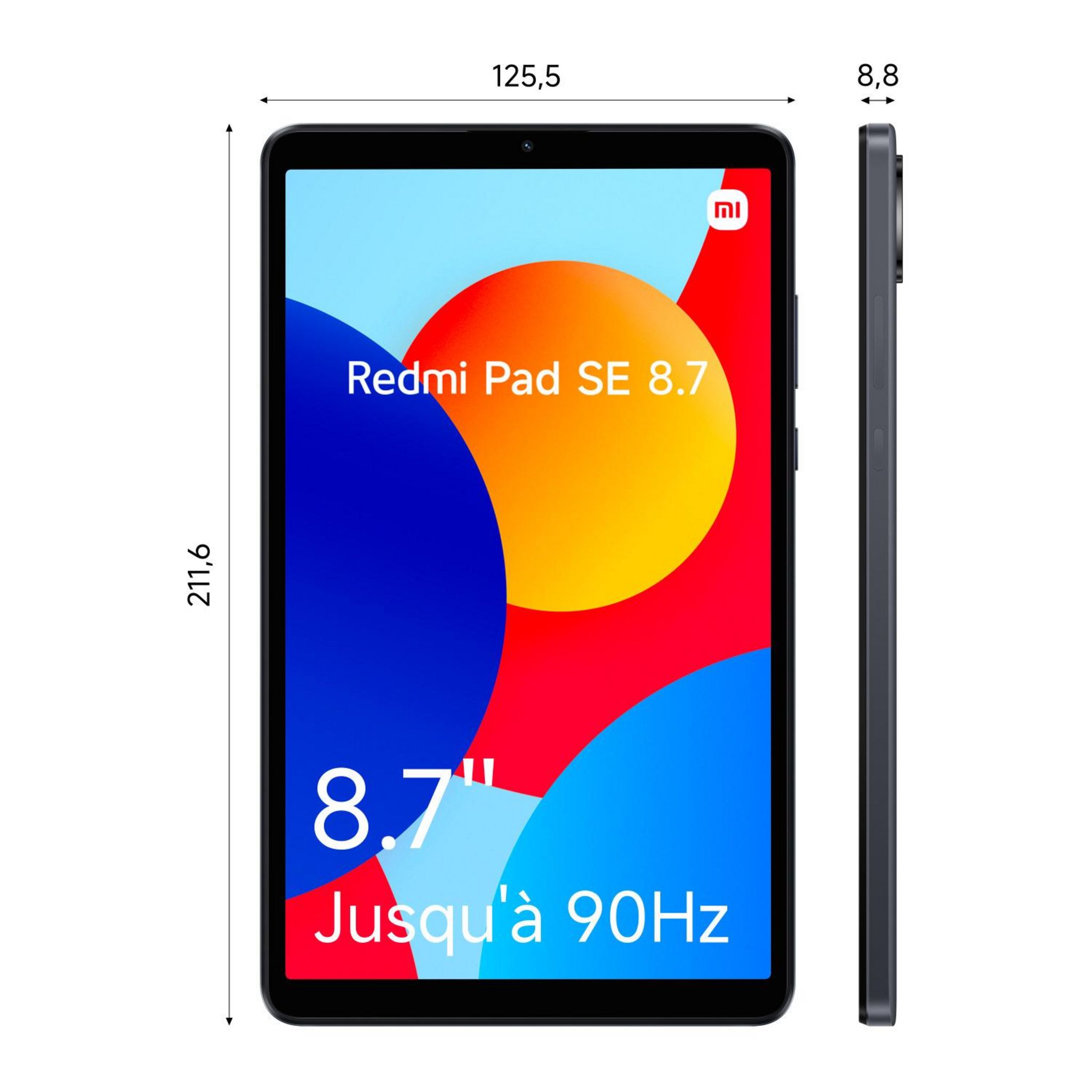 Voir la diapositive 4 : XIAOMI Pack Redmi Pad SE 8.7 pouces et sa Coque