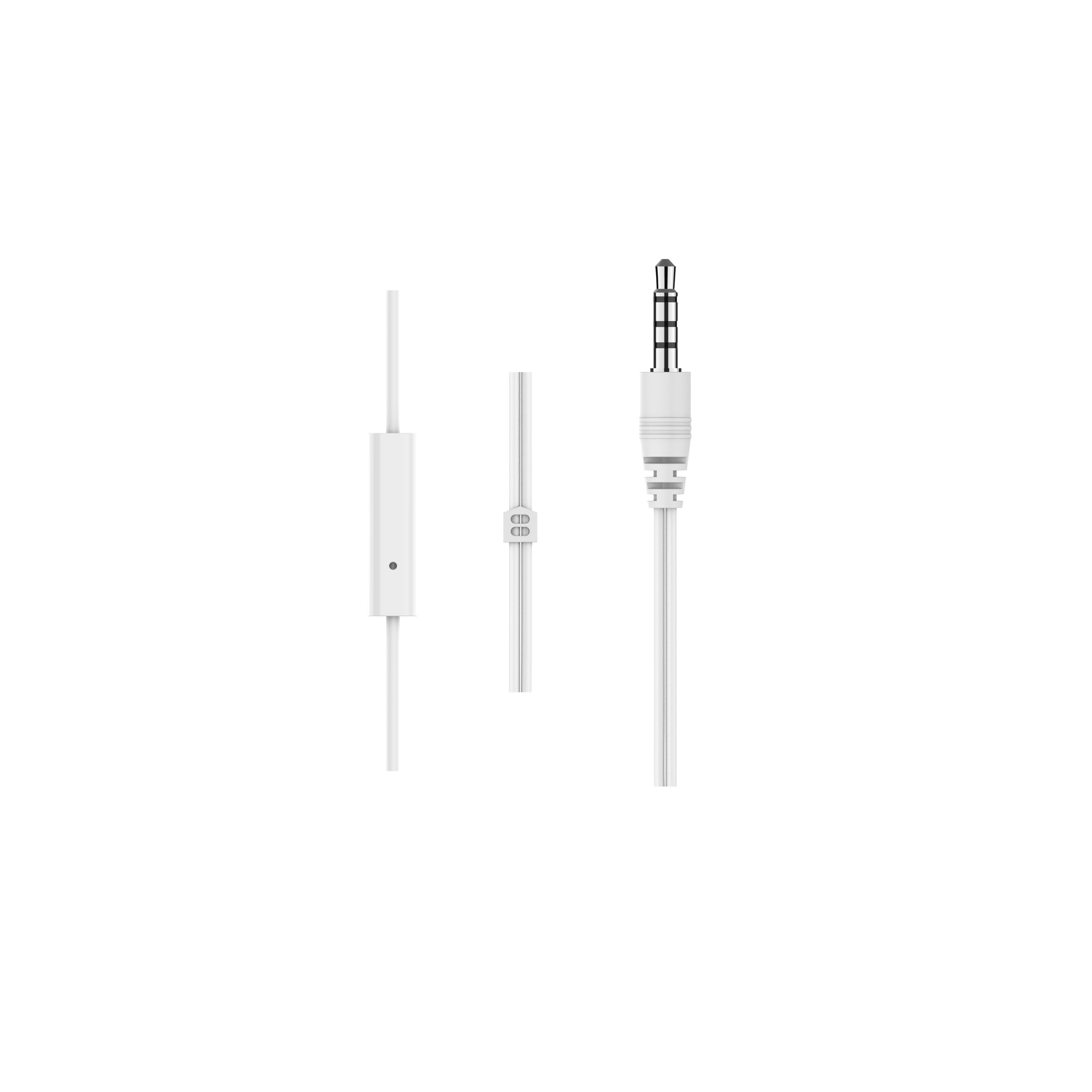 Voir la diapositive 3 : QILIVE Écouteurs Q1667 Jack- Blanc