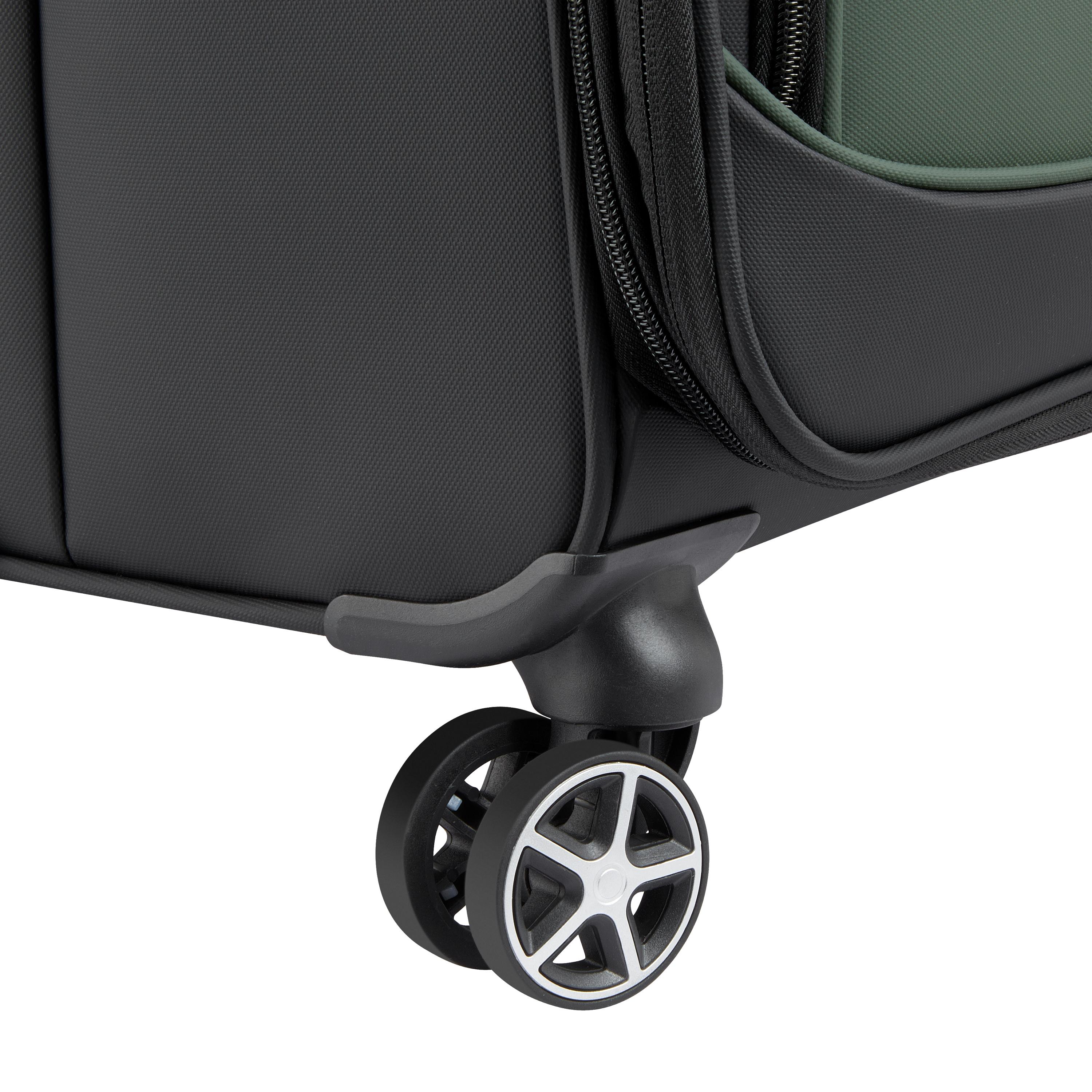 Voir la diapositive 9 : DELSEY Valise souple Delsey Nolwenn 76 cm kaki/noir