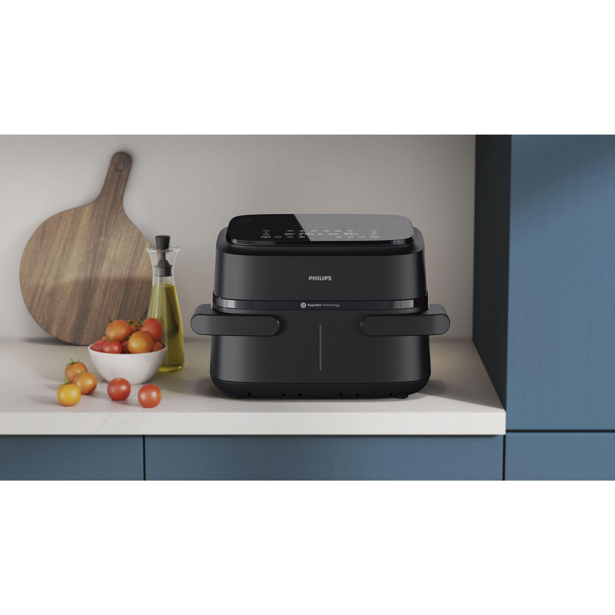 Voir la diapositive 3 : PHILIPS Friteuse Airfryer NA150/00 - Noir