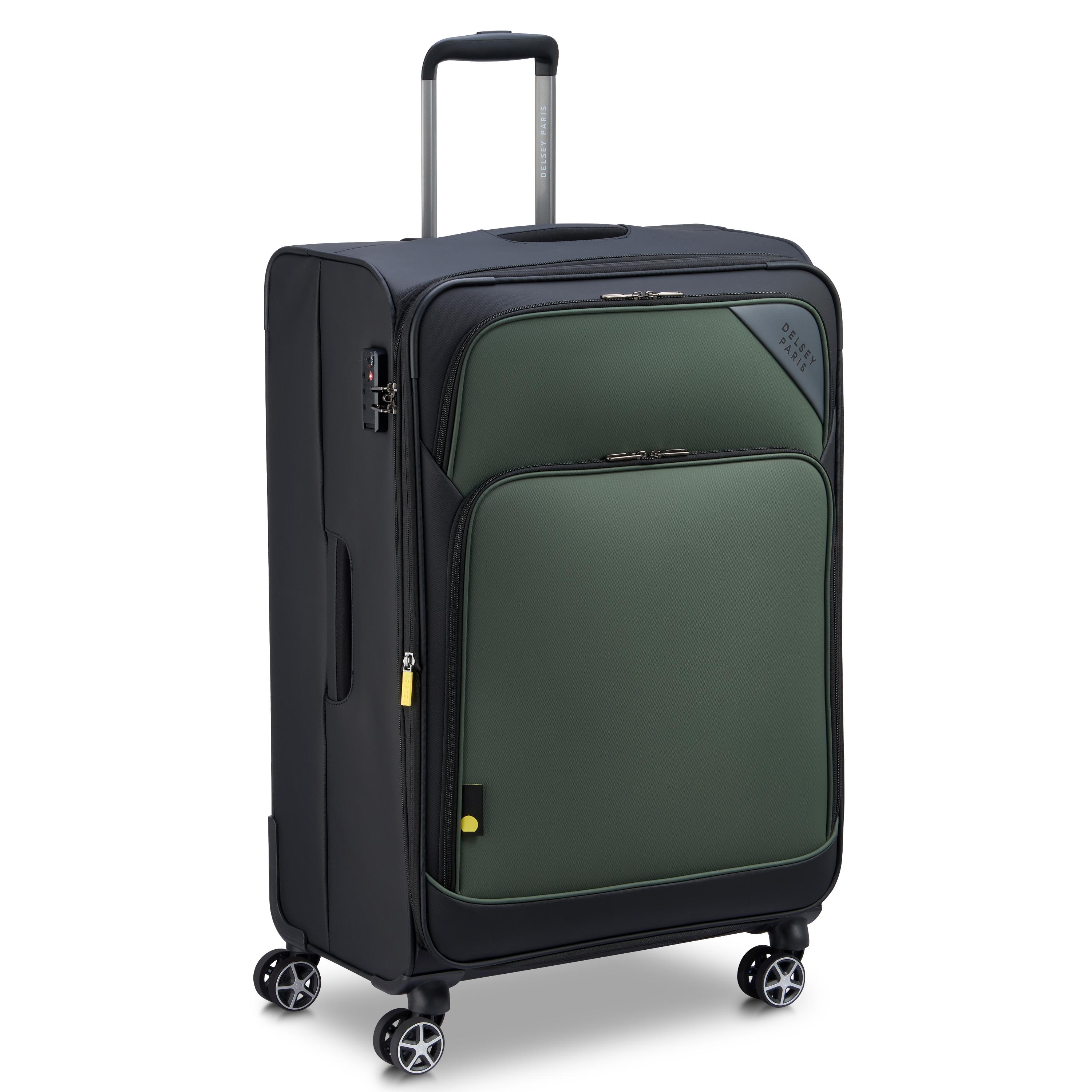 DELSEY Valise souple Delsey Nolwenn  66 cm kaki/noir