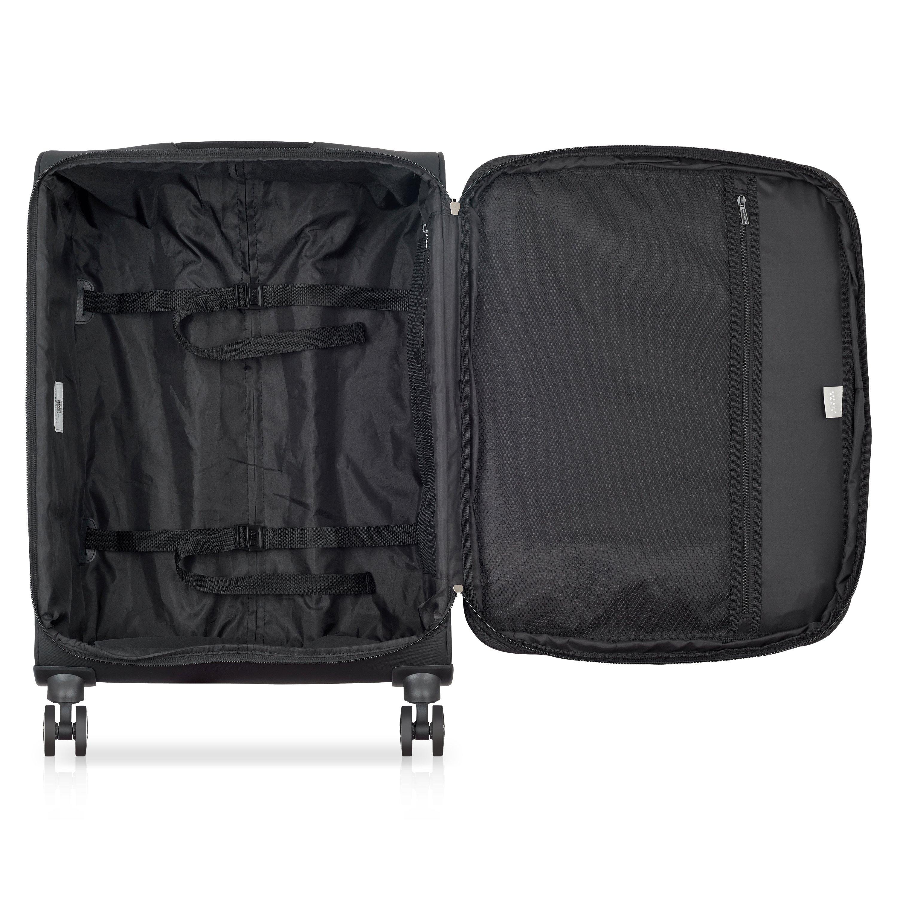 Voir la diapositive 5 : DELSEY Valise souple Delsey Nolwenn  66 cm kaki/noir