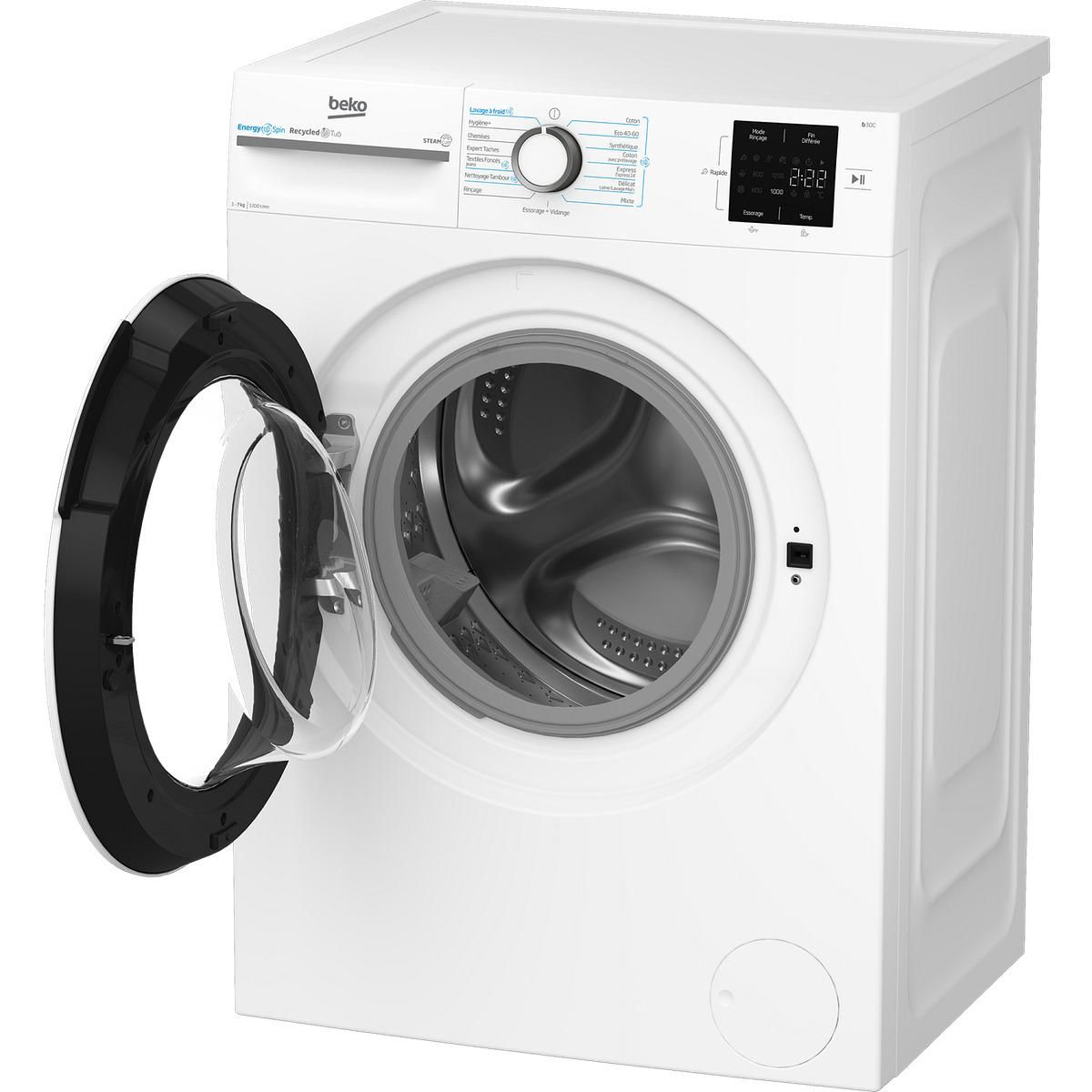 BEKO Lave Linge Hublot  BM0WU37211- Blanc