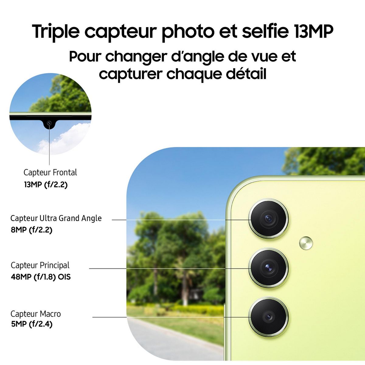 SAMSUNG Galaxy A34 5G 128Go  - Noir