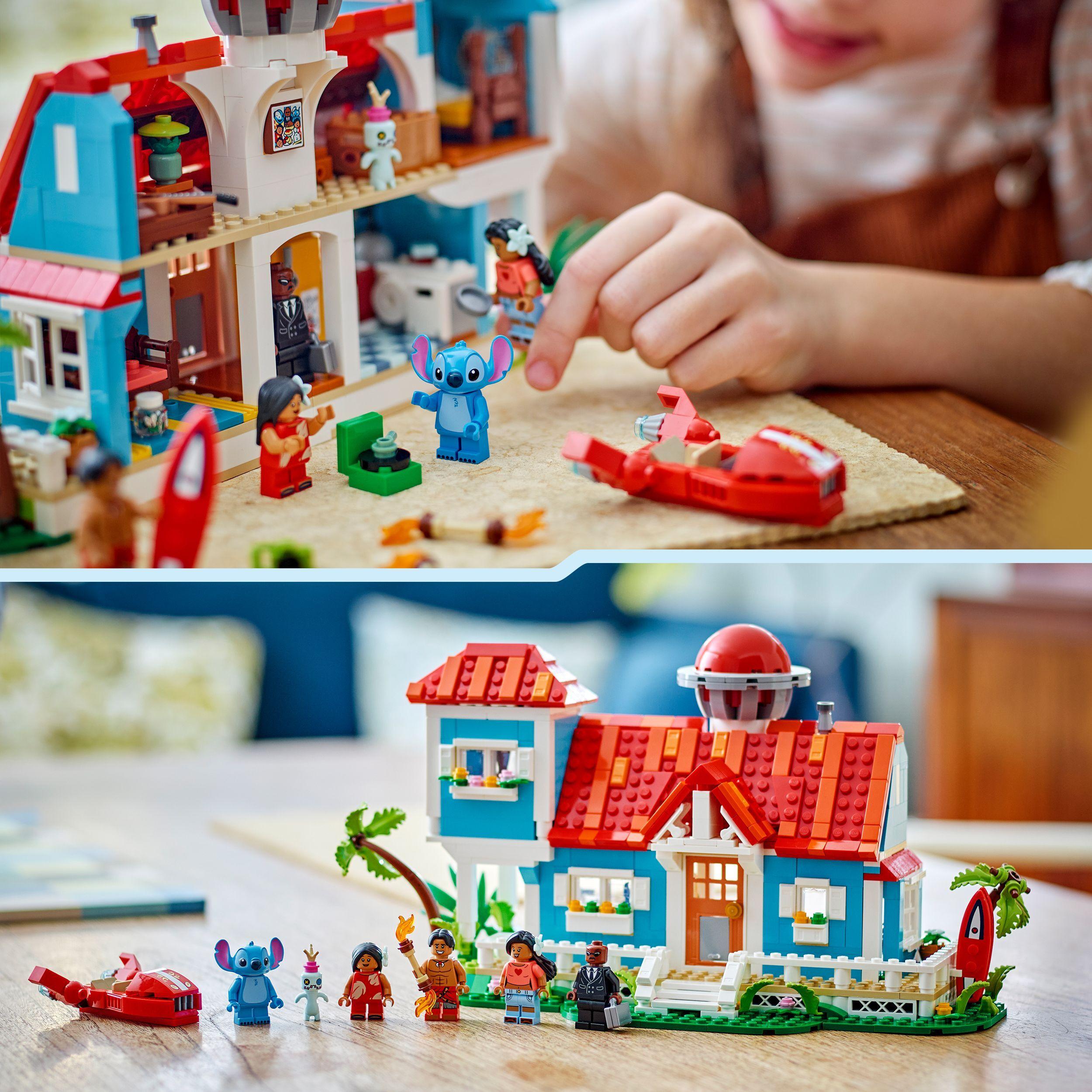 Voir la diapositive 6 : LEGO Disney 43268 La Maison sur la Plage de Lilo et Stitch - Jeu pour Fille ou Garçon