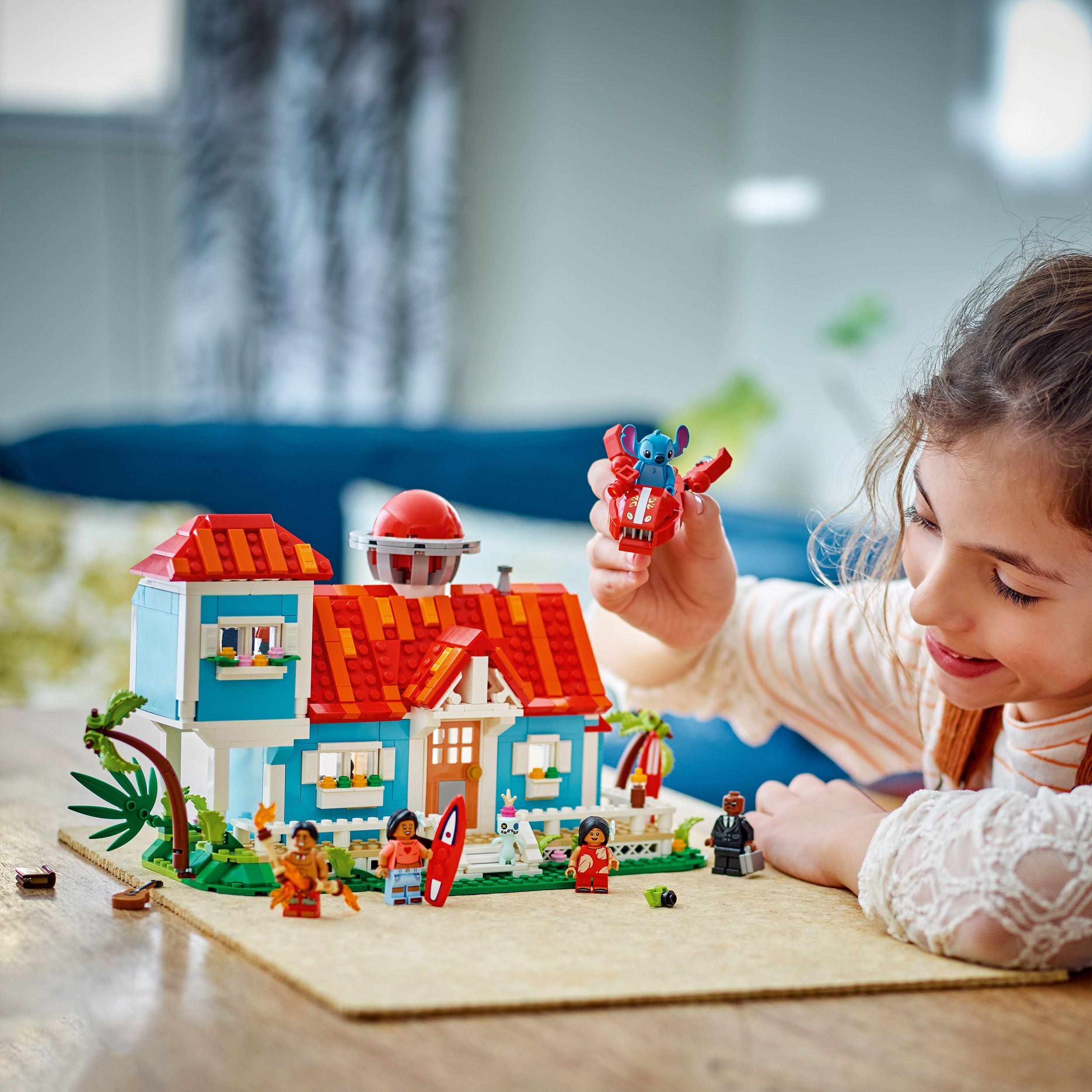 Voir la diapositive 7 : LEGO Disney 43268 La Maison sur la Plage de Lilo et Stitch - Jeu pour Fille ou Garçon