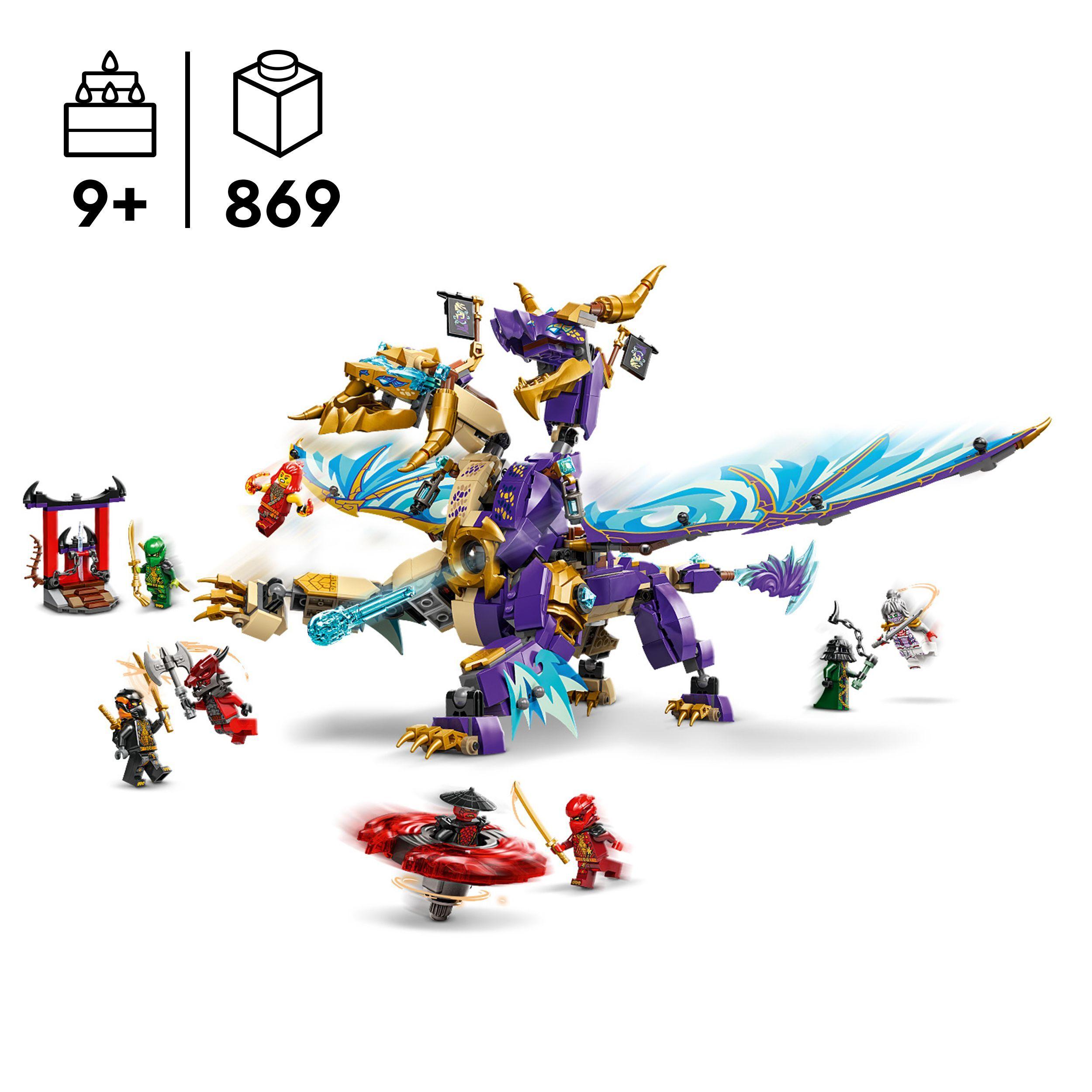Voir la diapositive 3 : LEGO NINJAGO 71836 Le Dragon Arche de la concentration, Jeu pour garçon ou fille dès 9 ans