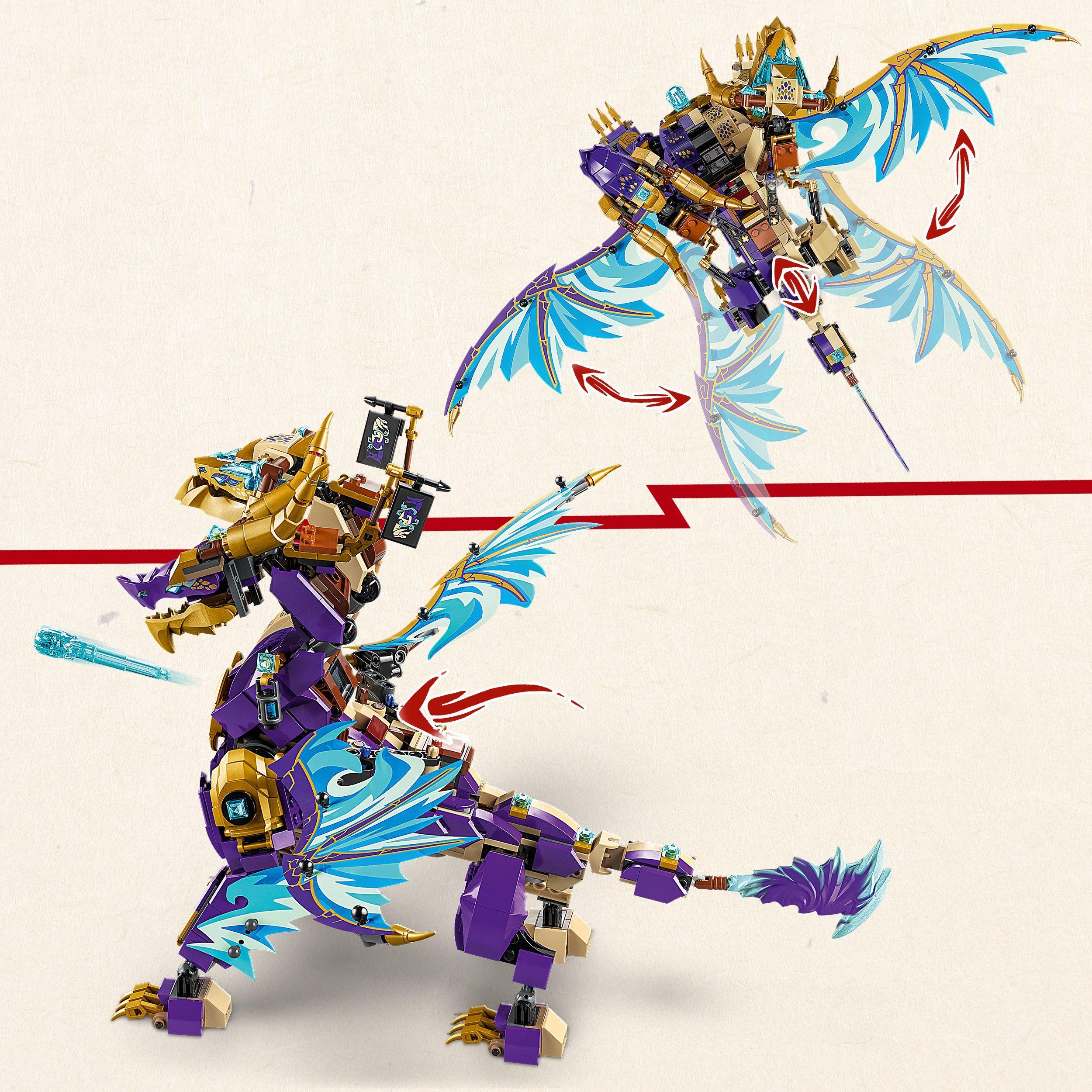Voir la diapositive 5 : LEGO NINJAGO 71836 Le Dragon Arche de la concentration, Jeu pour garçon ou fille dès 9 ans