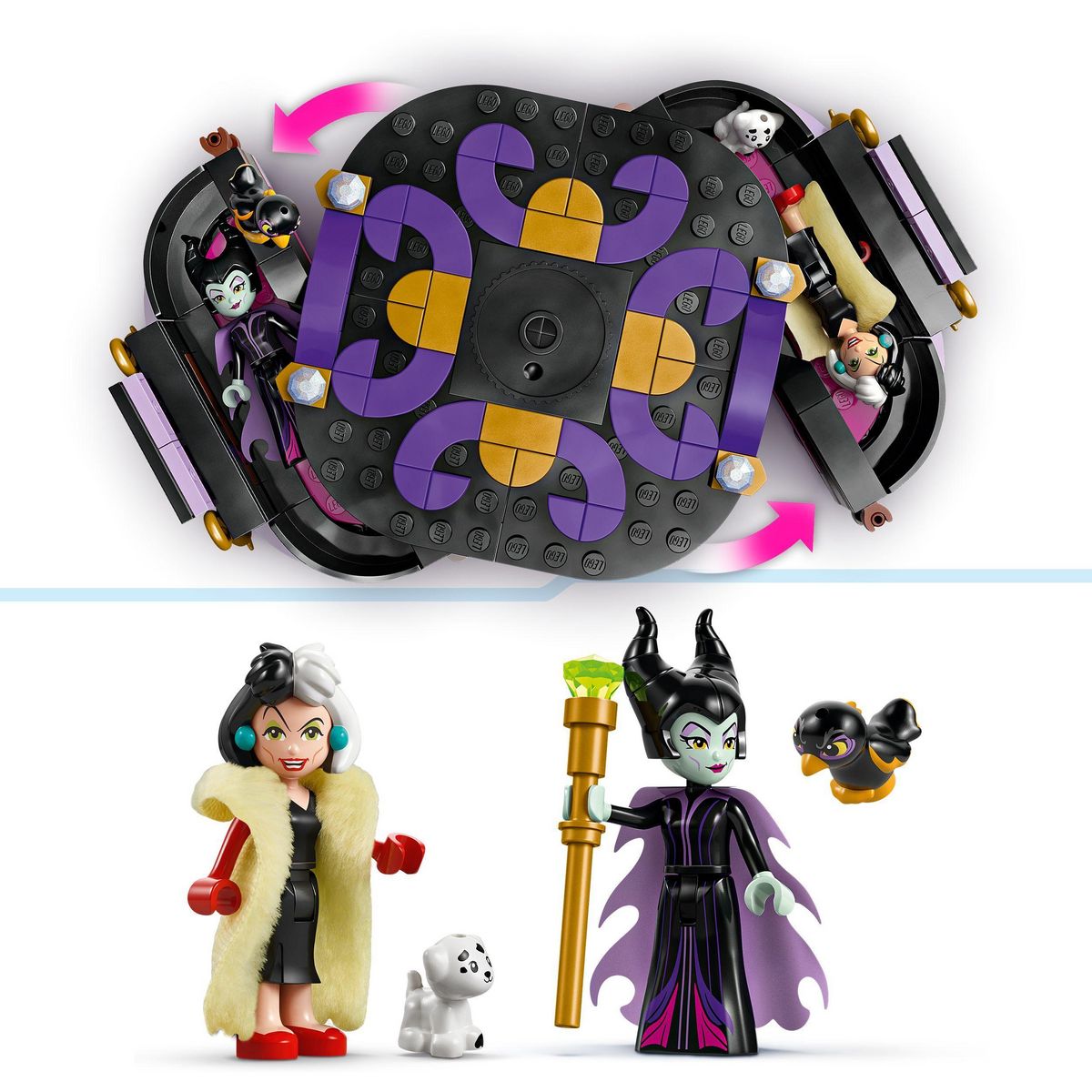 LEGO Disney 43262 - Robe maléfique et Cruella