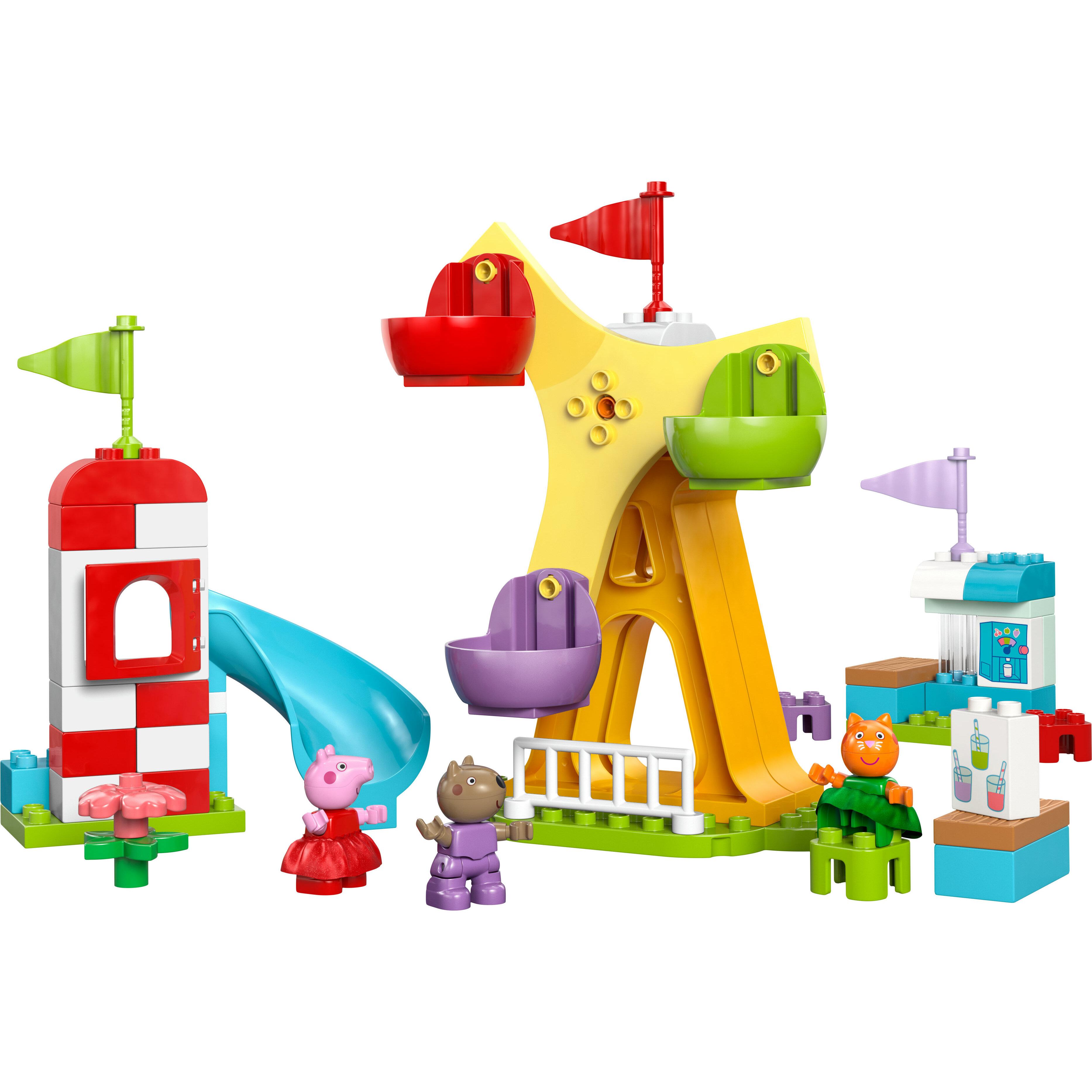 Voir la diapositive 2 : LEGO DUPLO Peppa Pig 10453 La Fête Foraine - Jeu de Construction pour Enfants dès 2 ans