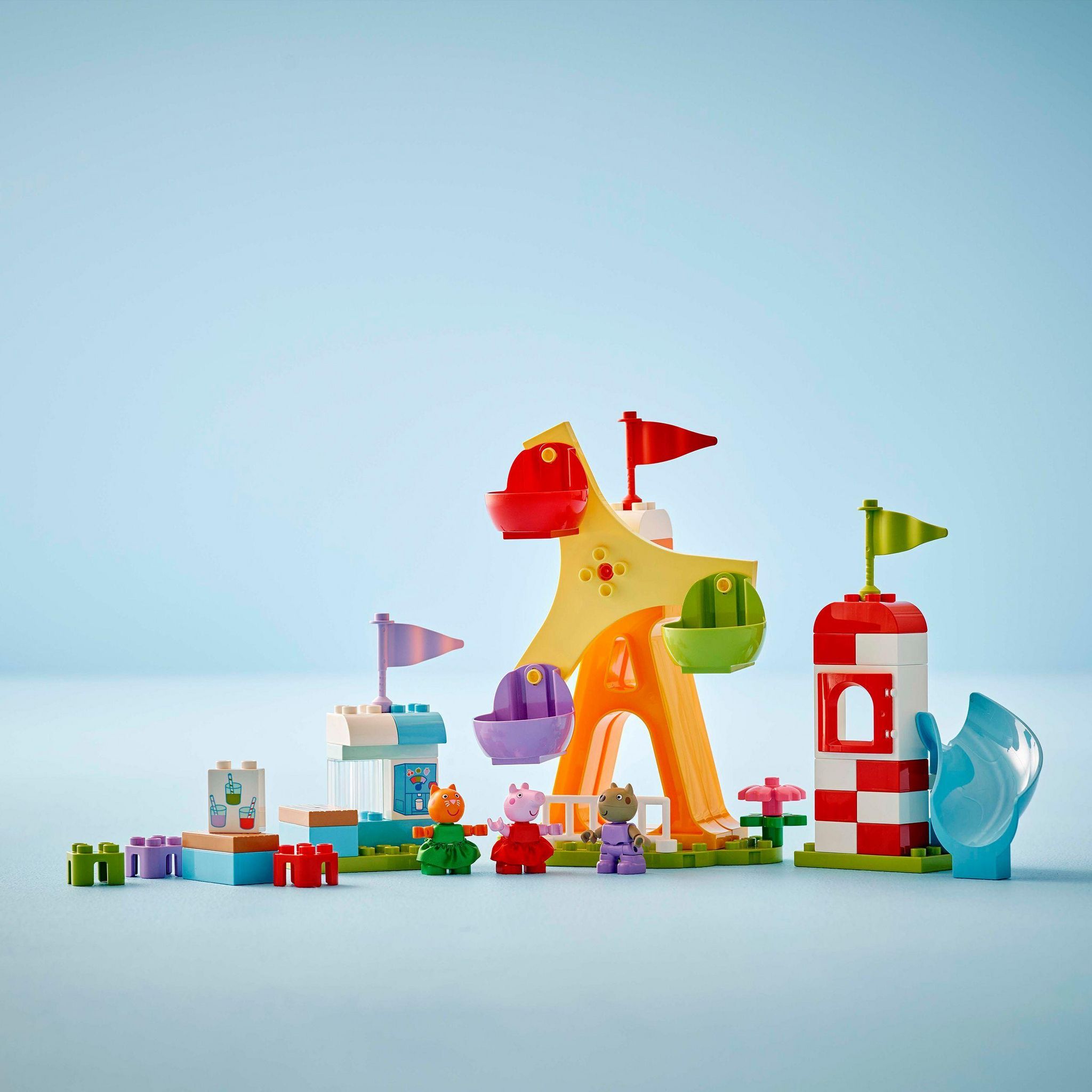 Voir la diapositive 6 : LEGO DUPLO 10453 - la fête foraine Peppa Pig