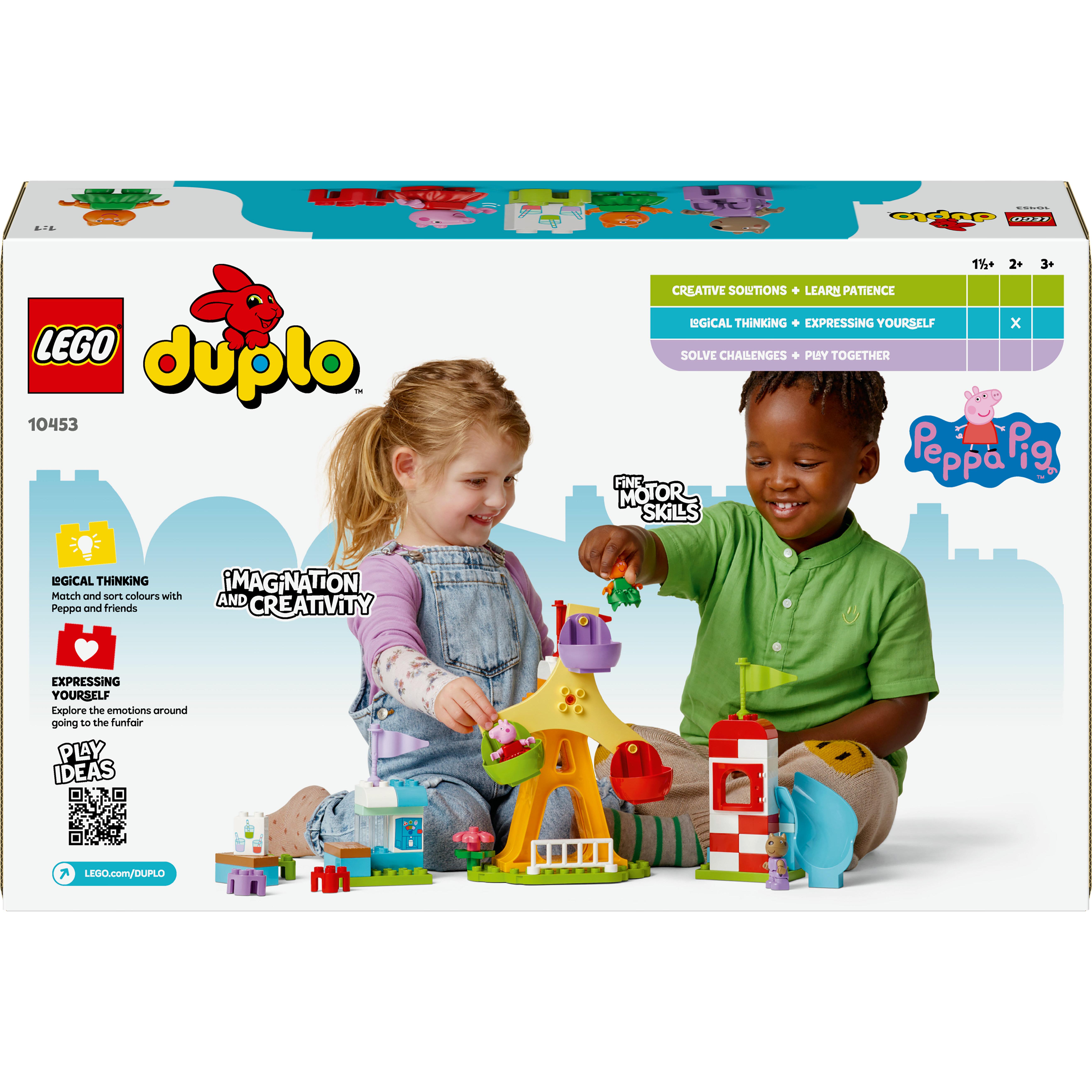 Voir la diapositive 8 : LEGO DUPLO Peppa Pig 10453 La Fête Foraine - Jeu de Construction pour Enfants dès 2 ans