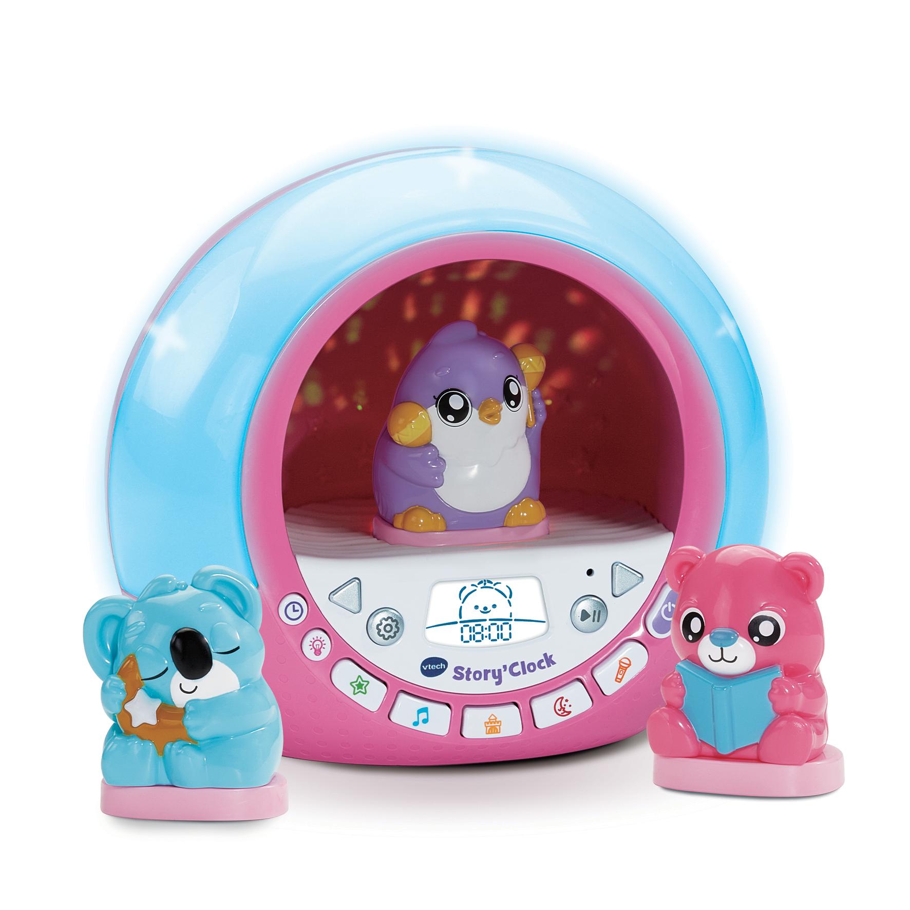 Voir la diapositive 4 : VTECH Story Clock Conteuse Réveil - Rose