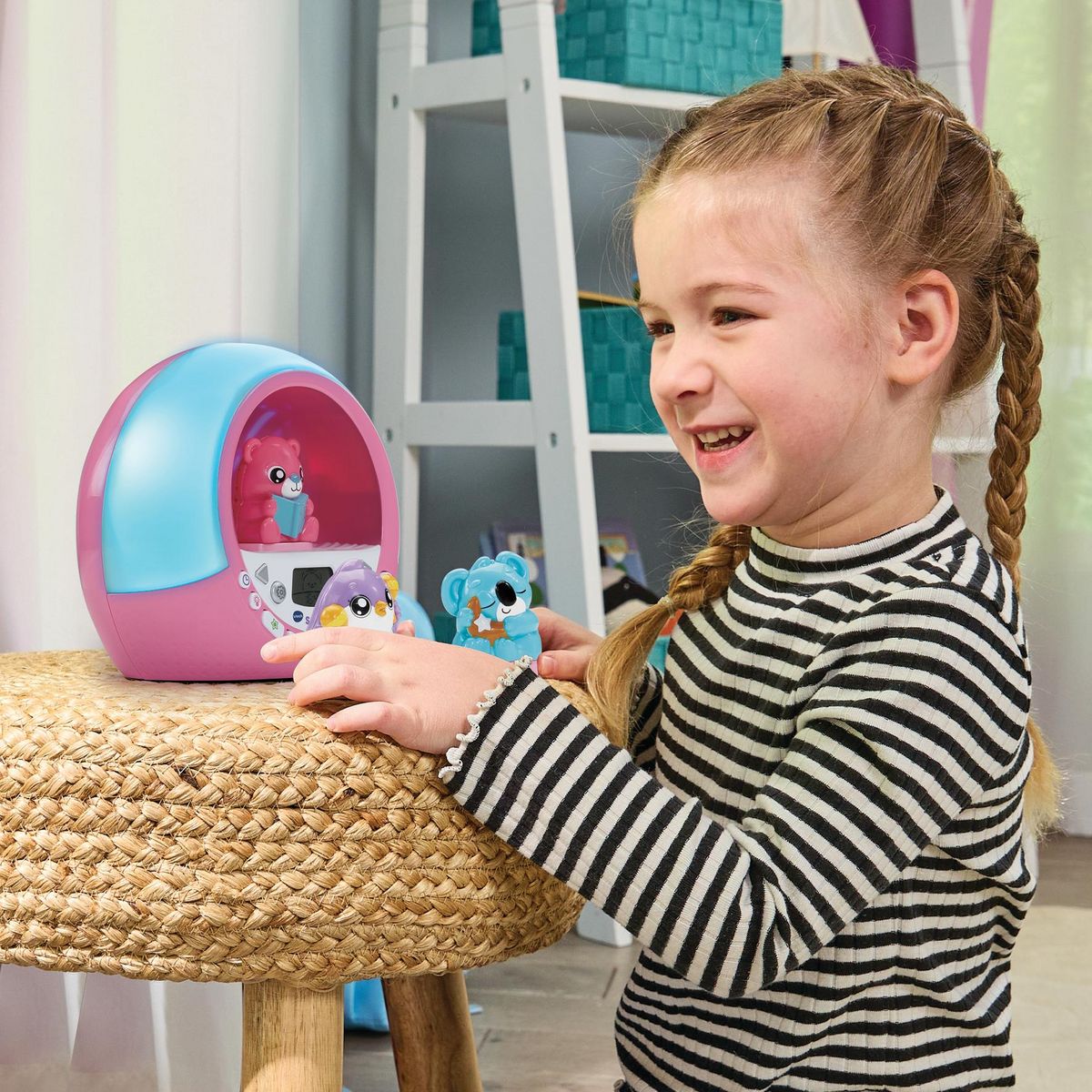 VTECH Story Clock Conteuse Réveil - Rose