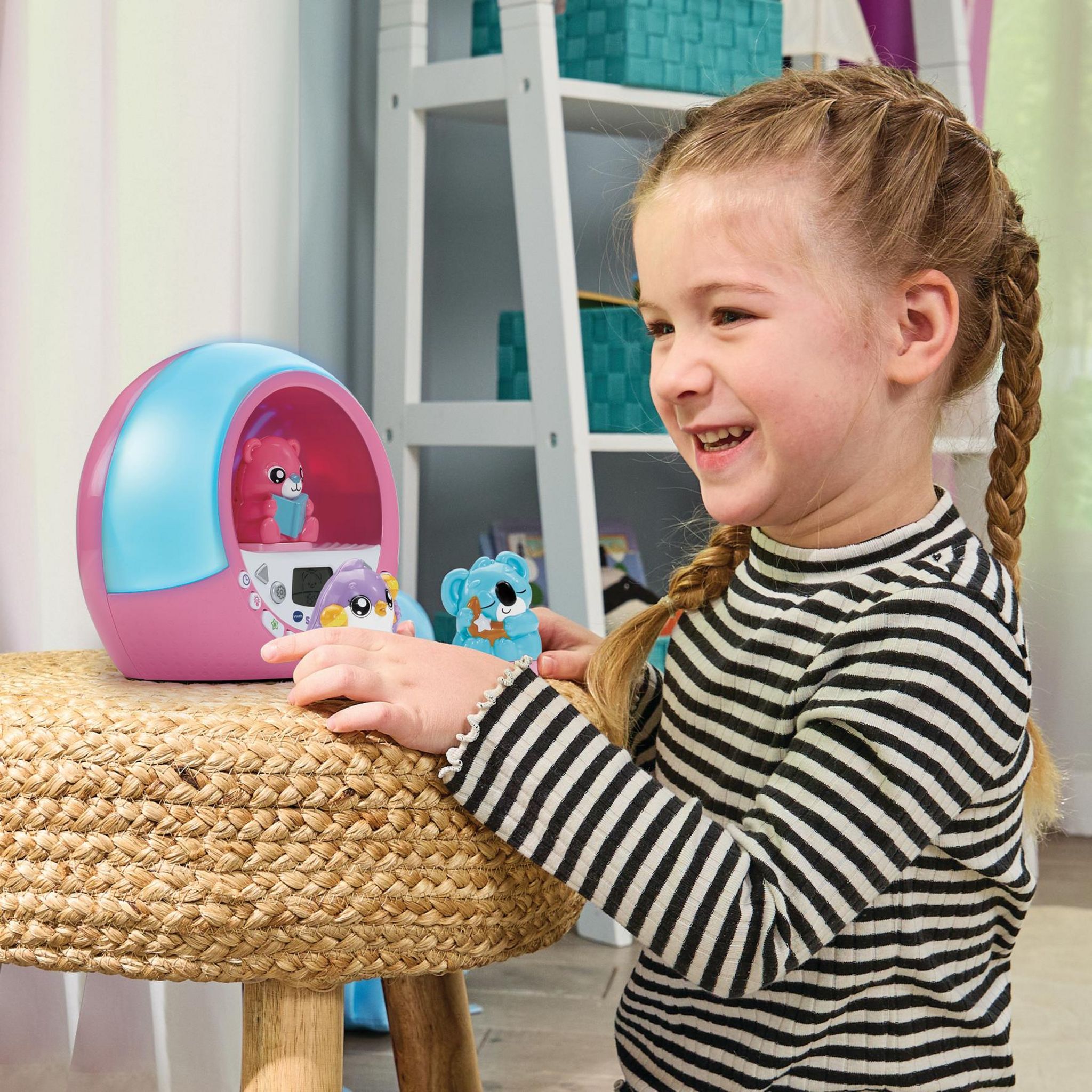 Voir la diapositive 6 : VTECH Story Clock Conteuse Réveil - Rose