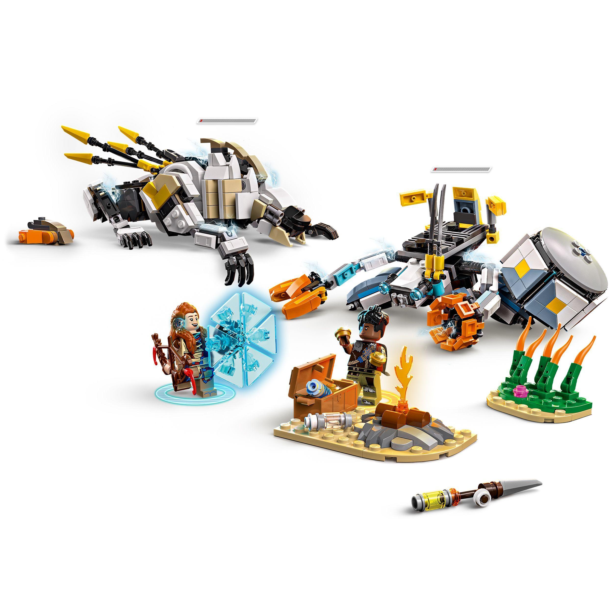 Voir la diapositive 6 : LEGO Horizon Adventures 77037 Aloy et Varl contre Testudien et Dents de scie - Jeu 9 ans