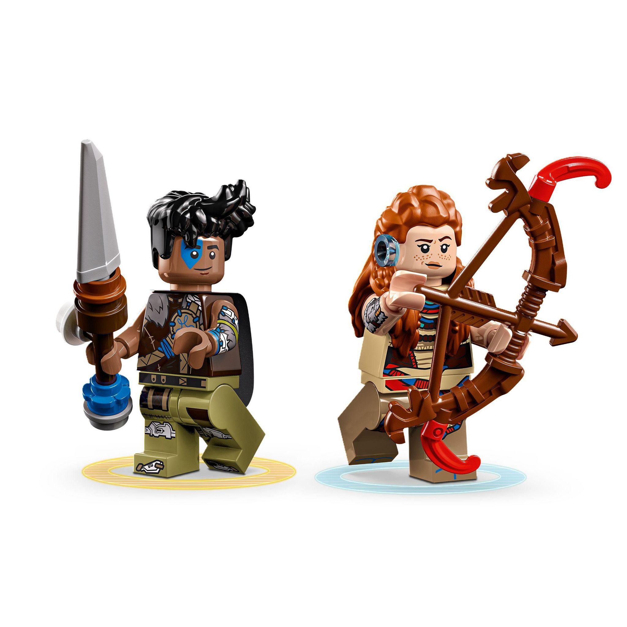 Voir la diapositive 8 : LEGO Horizon Adventures 77037 - Aloy et Varl contre Testudien et Dents de Scie