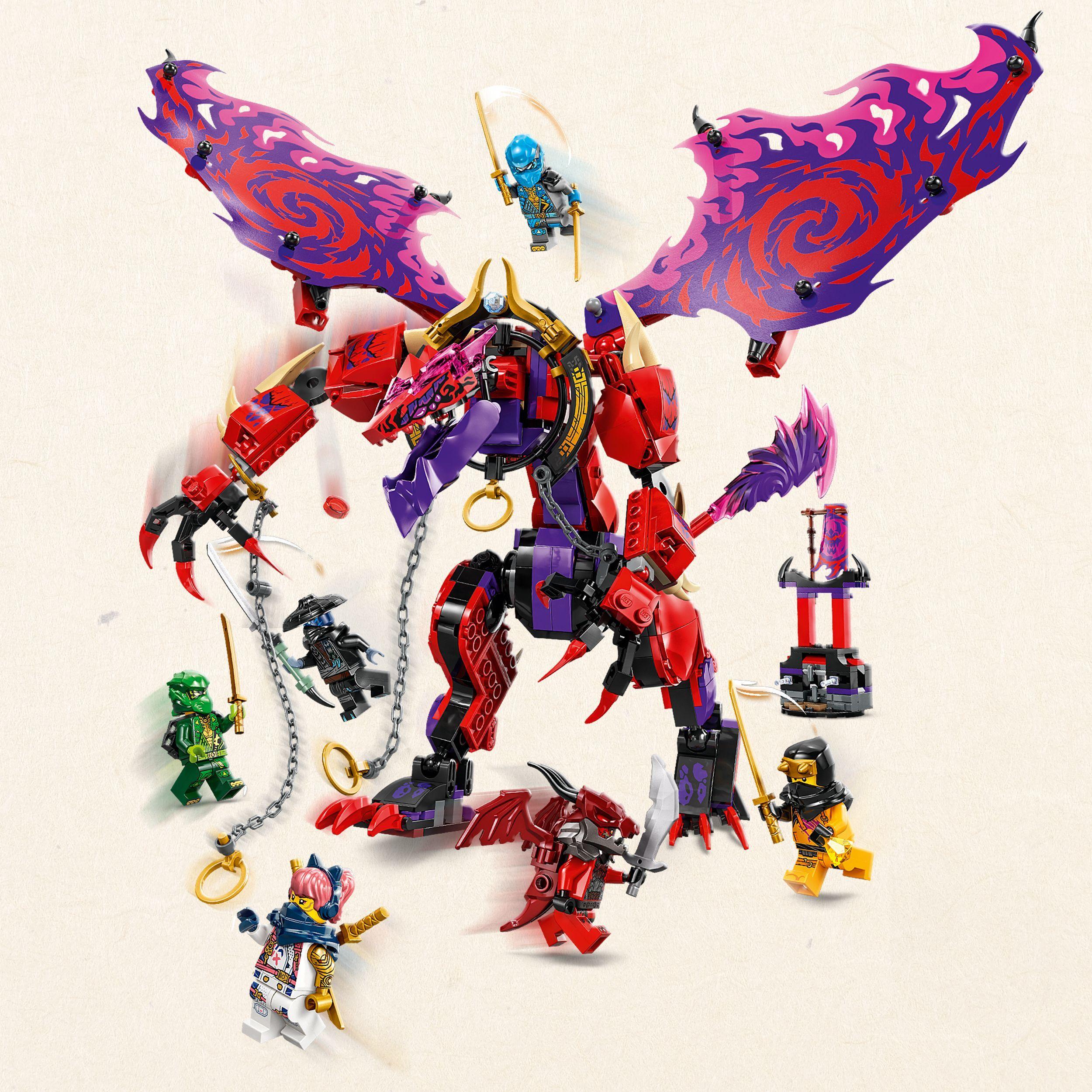Voir la diapositive 6 : LEGO NINJAGO 71832 Croc-de-tonnerre : le dragon du chaos - Jeu de construction dès 8 ans