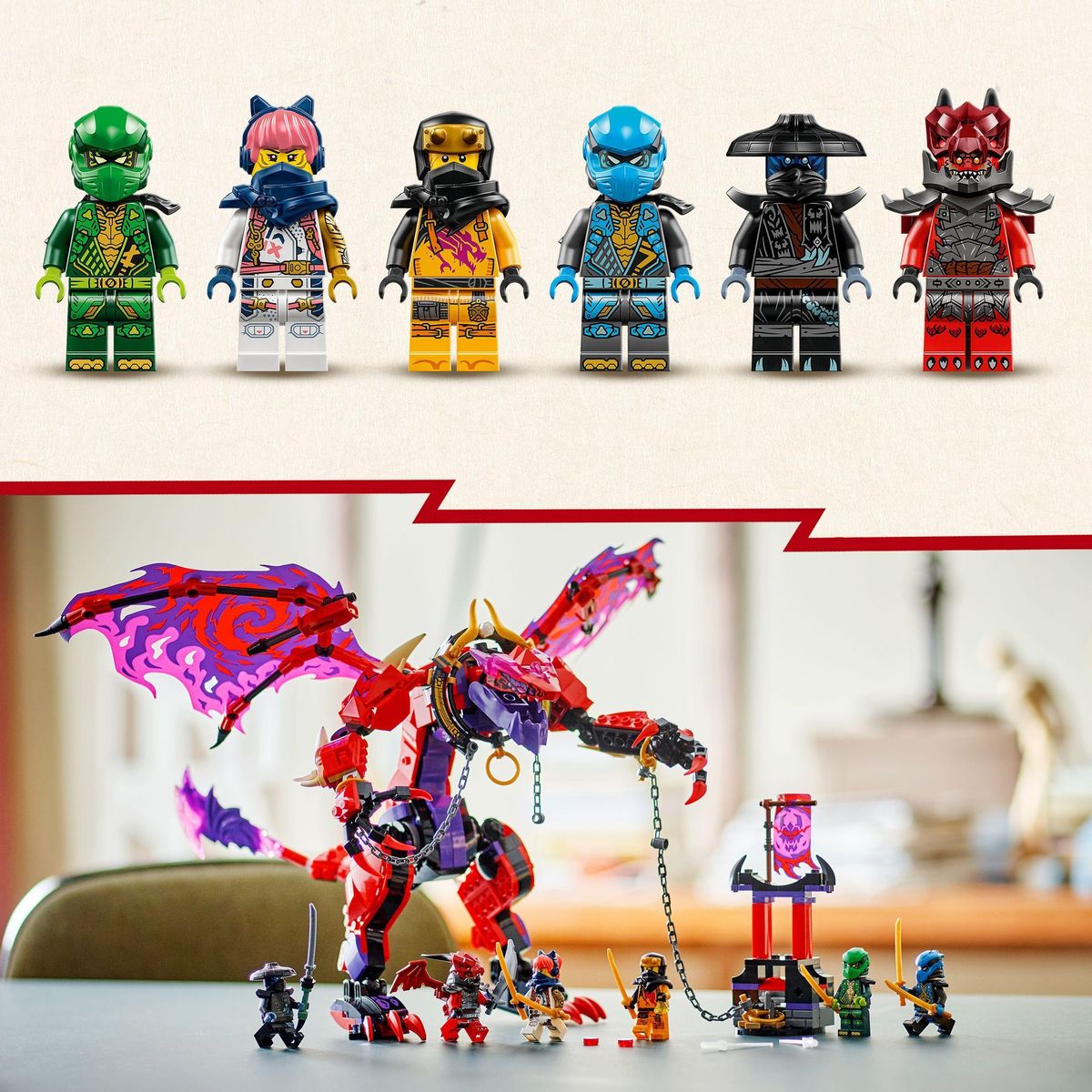 LEGO Ninjago 71832 - Le Dragon du Chaos
