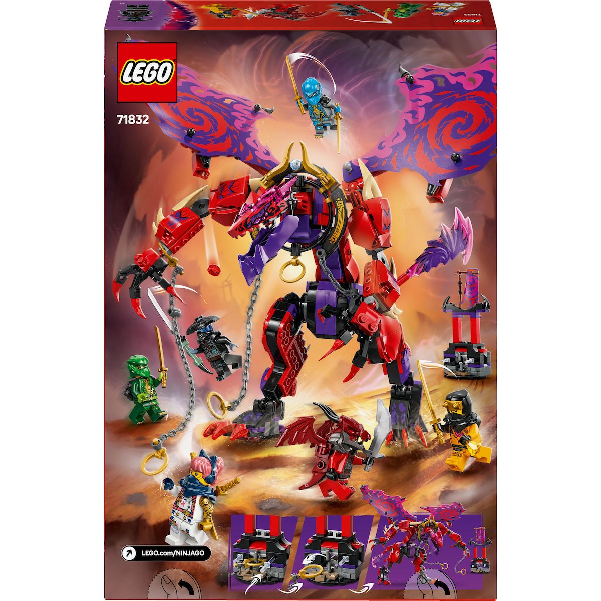 LEGO Ninjago 71832 - Le Dragon du Chaos