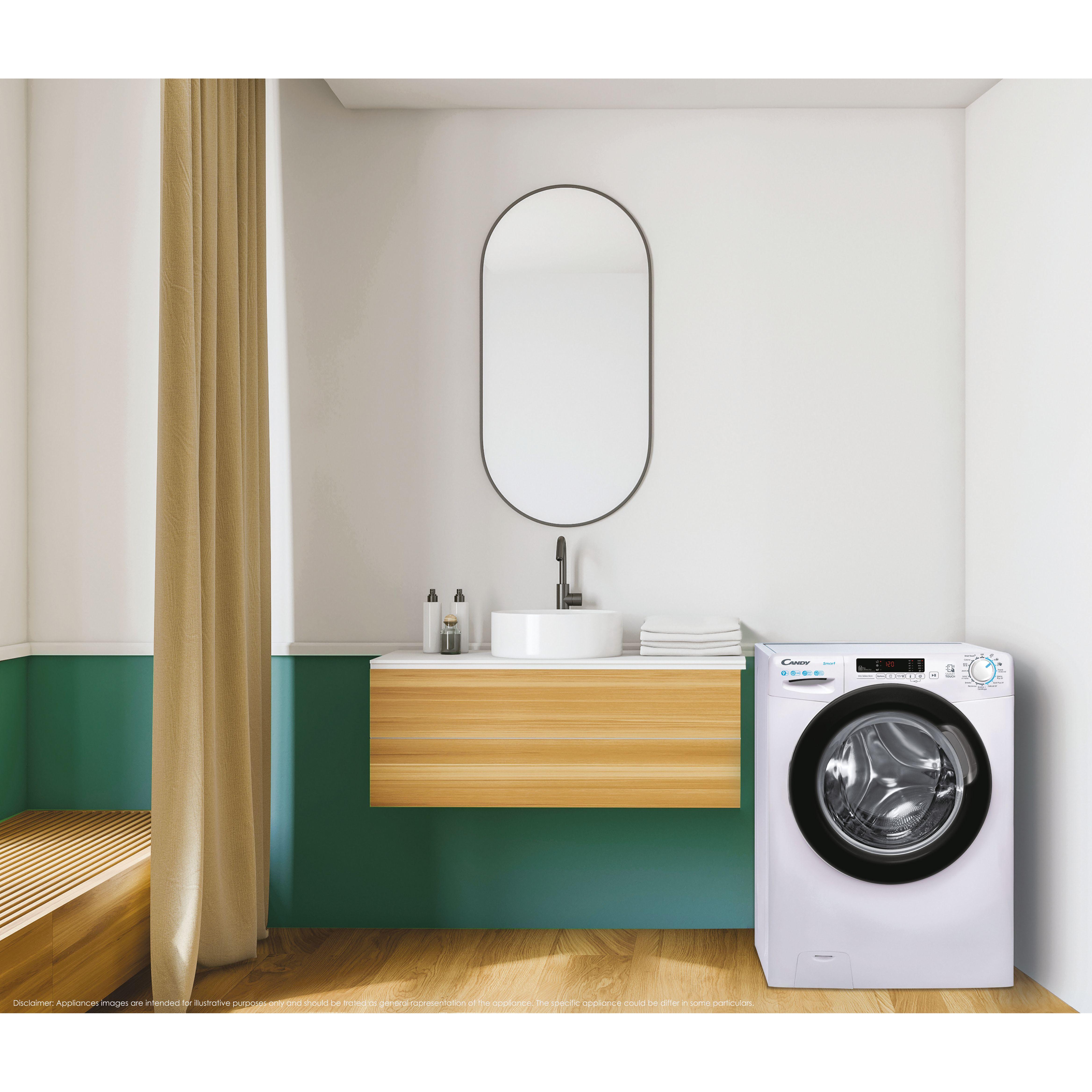 Voir la diapositive 6 : CANDY Lave Linge Hublot Smart CS 1292DWB4-47 - Blanc