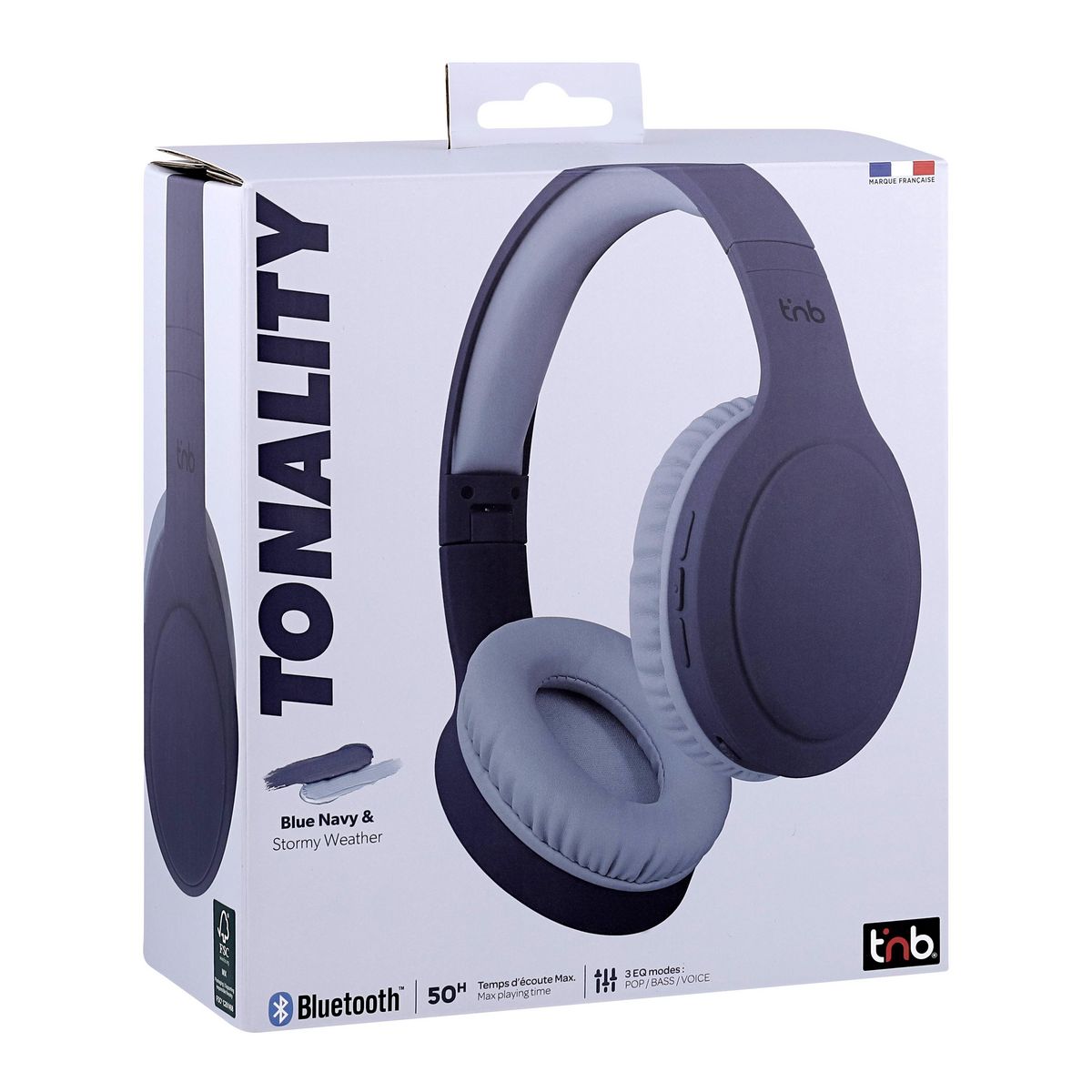 TNB Casque Audio Tonality Bluetooth - Bleu