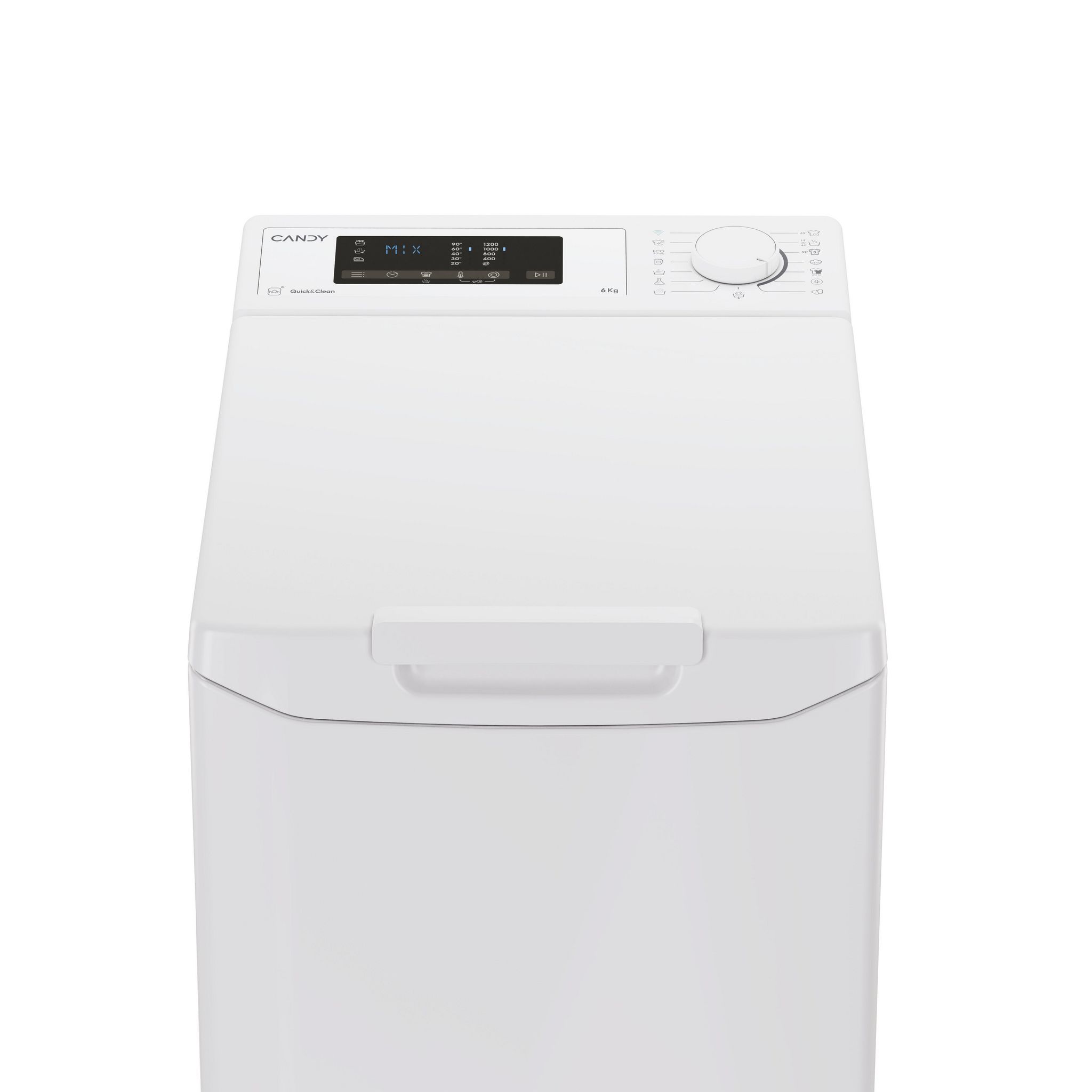 Voir la diapositive 3 : CANDY Lave Linge TCA263D2-S, 6 kg, 1200 T/min, D