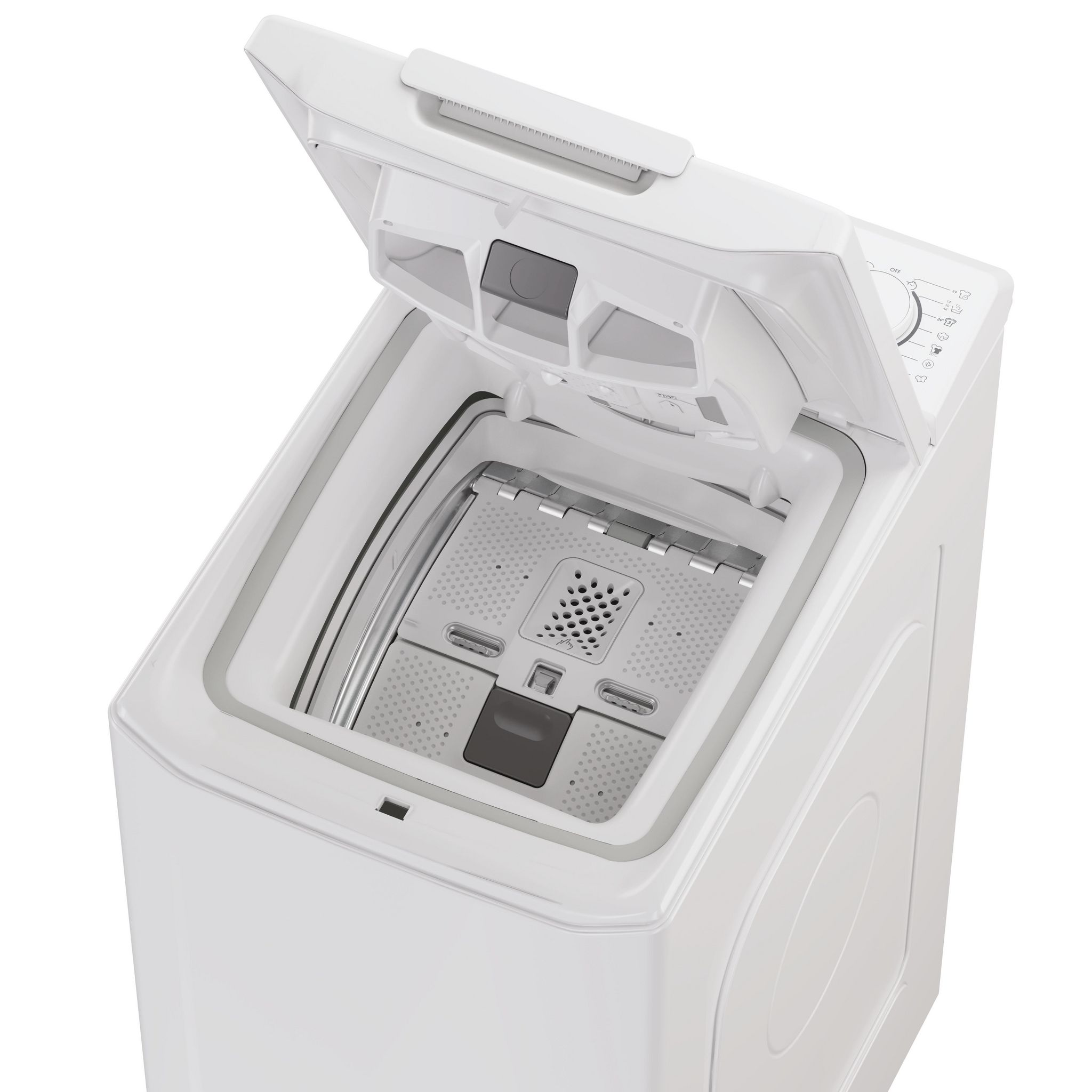 Voir la diapositive 5 : CANDY Lave Linge TCA263D2-S, 6 kg, 1200 T/min, D
