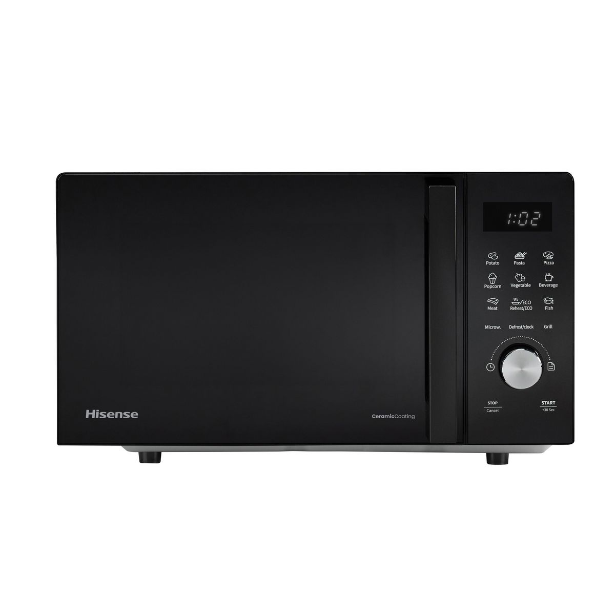 HISENSE Micro-ondes gril H20MOBSD1HG - 700 W - Capacité 20 L - Noir