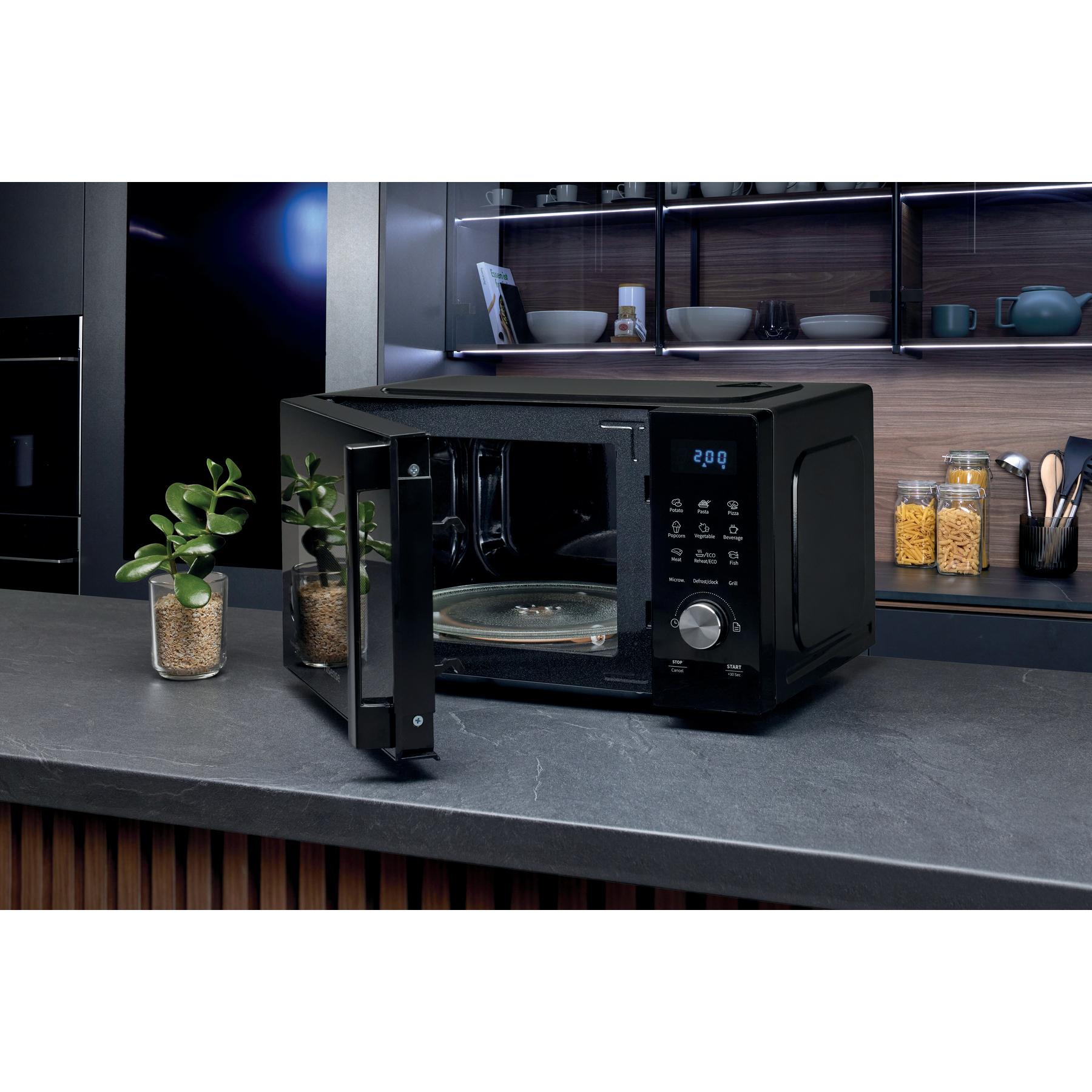 Voir la diapositive 6 : HISENSE Micro-ondes gril H20MOBSD1HG - 700 W - Capacité 20 L - Noir