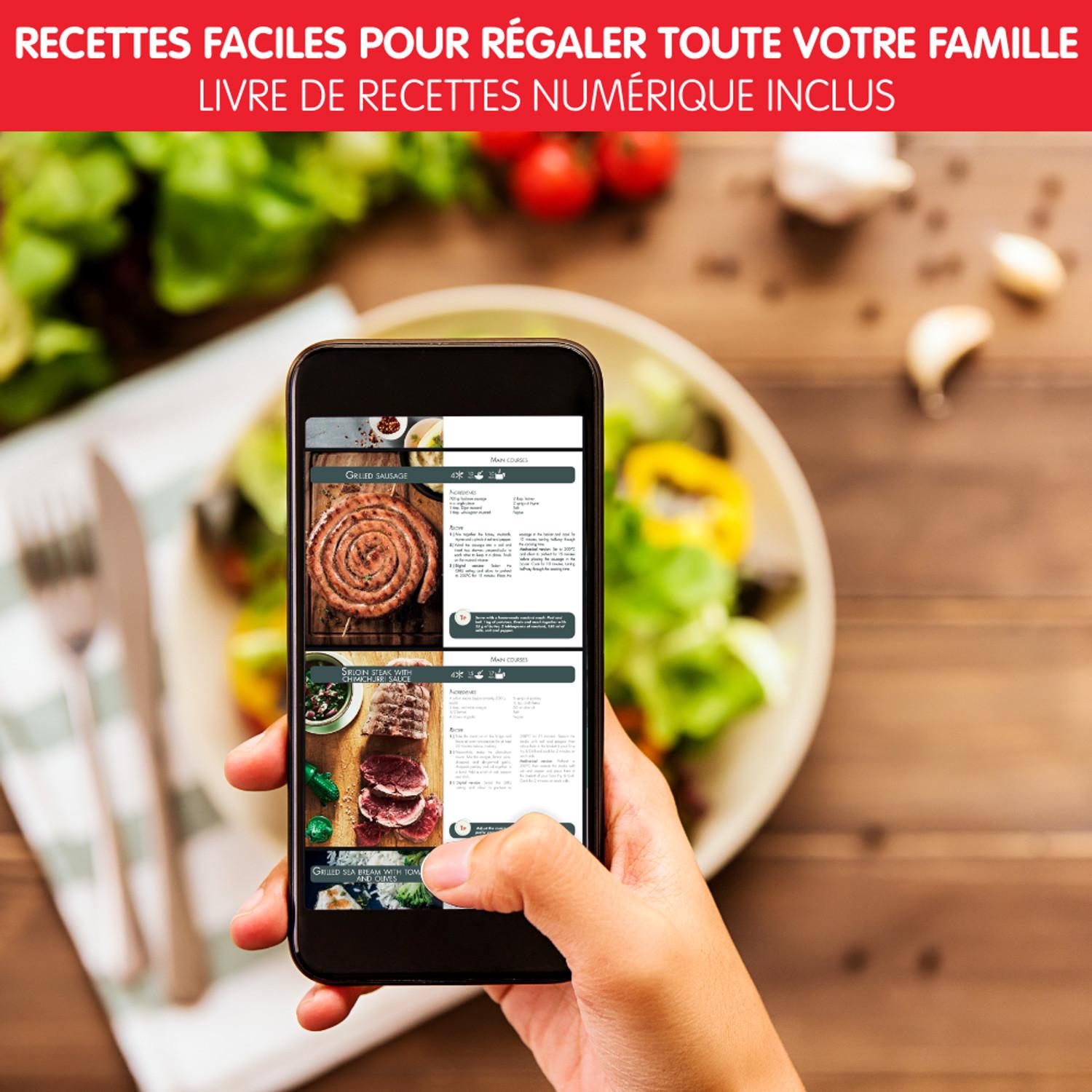 Voir la diapositive 6 : MOULINEX Friteuse Sans Huile EZ505D10