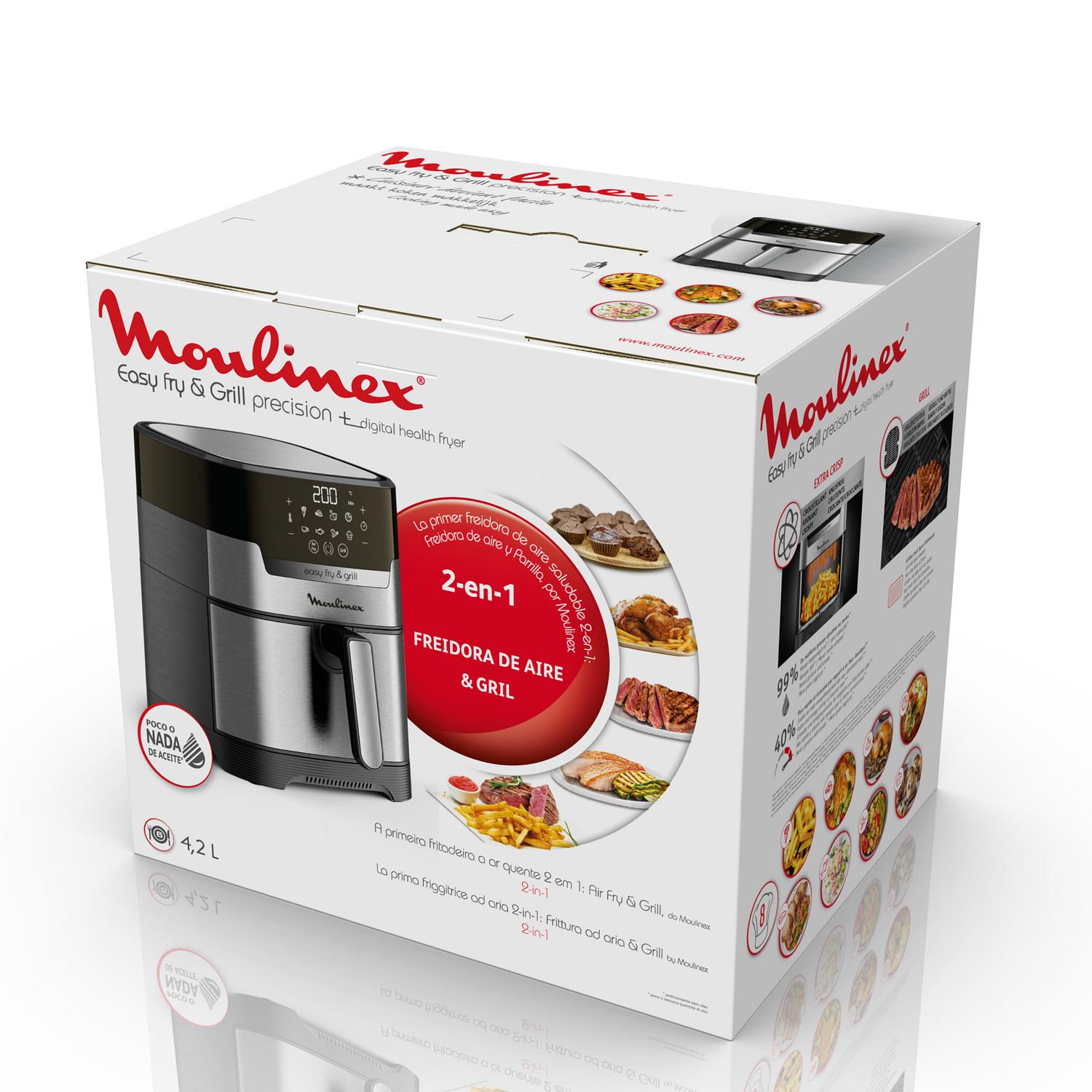 Voir la diapositive 8 : MOULINEX Friteuse Sans Huile EZ505D10