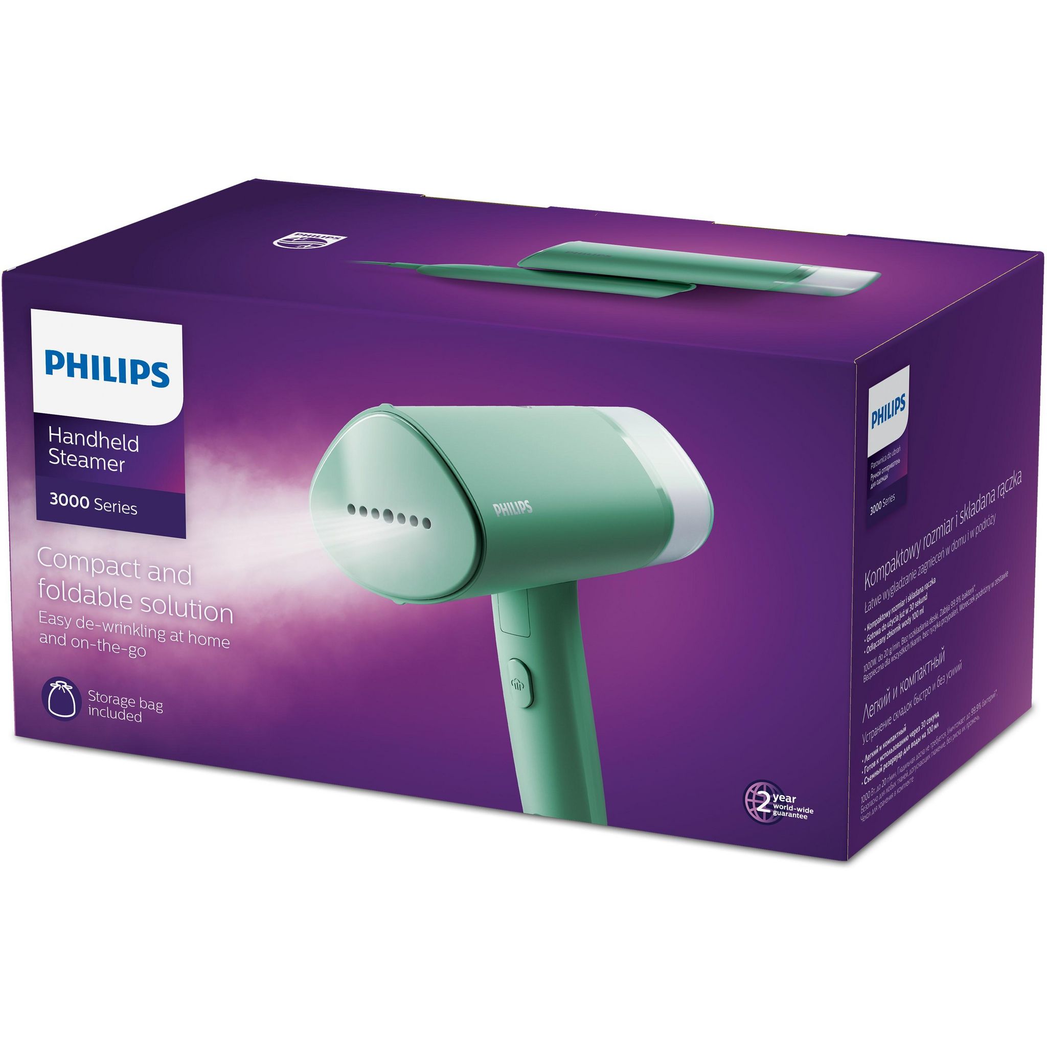 Voir la diapositive 6 : PHILIPS Défroisseur Vertical STH3010/70