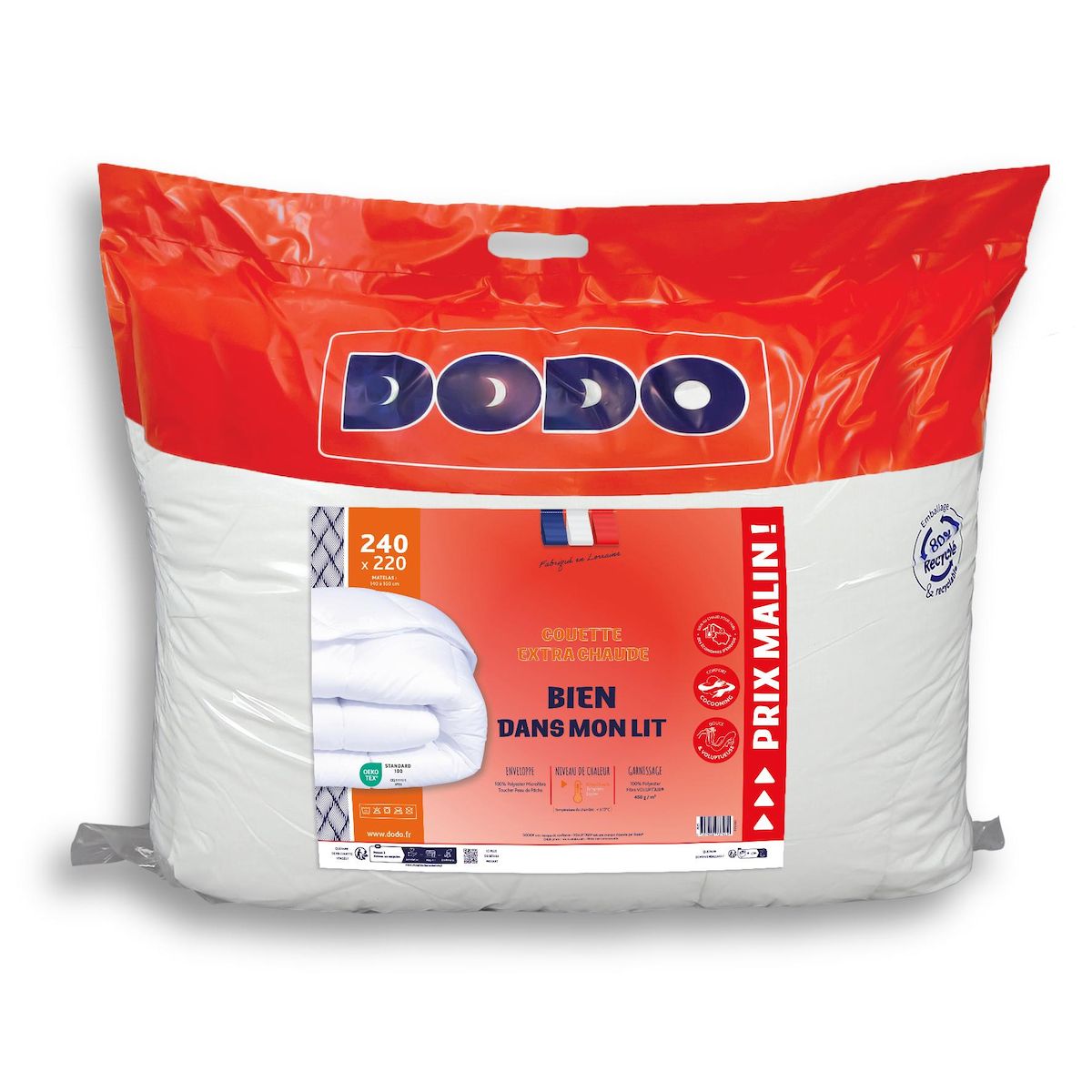 DODO Couette extra chaude Bien dans mon lit