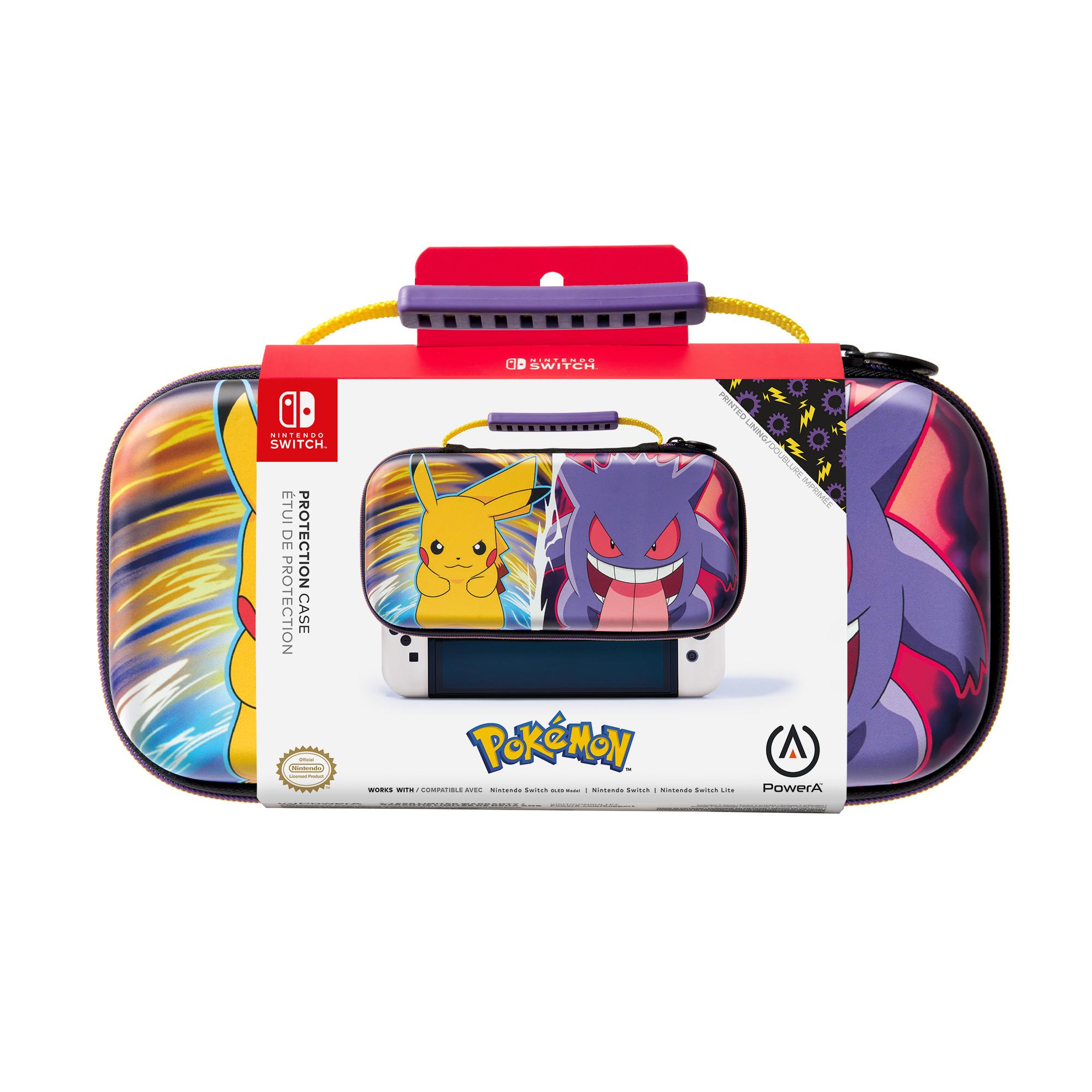 Voir la diapositive 2 : PowerA Sacoche de Transport Pikachu vs Ectoplasma - Pokémon Nintendo Switch