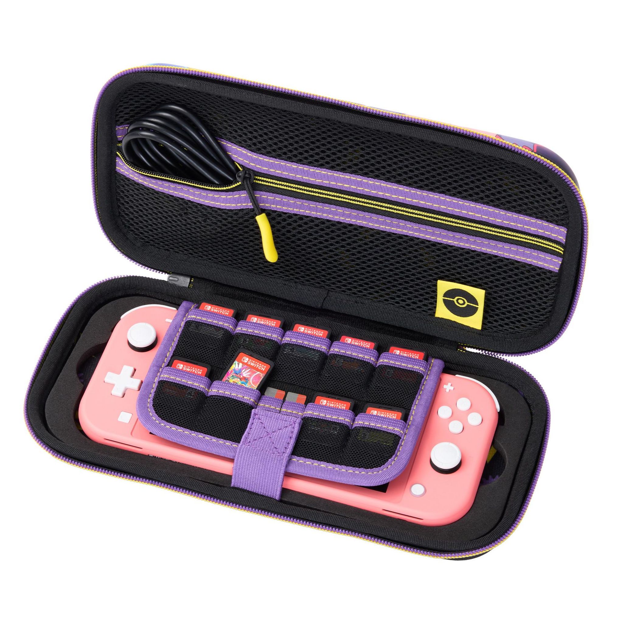 Voir la diapositive 3 : PowerA Sacoche de Transport Pikachu vs Ectoplasma - Pokémon Nintendo Switch