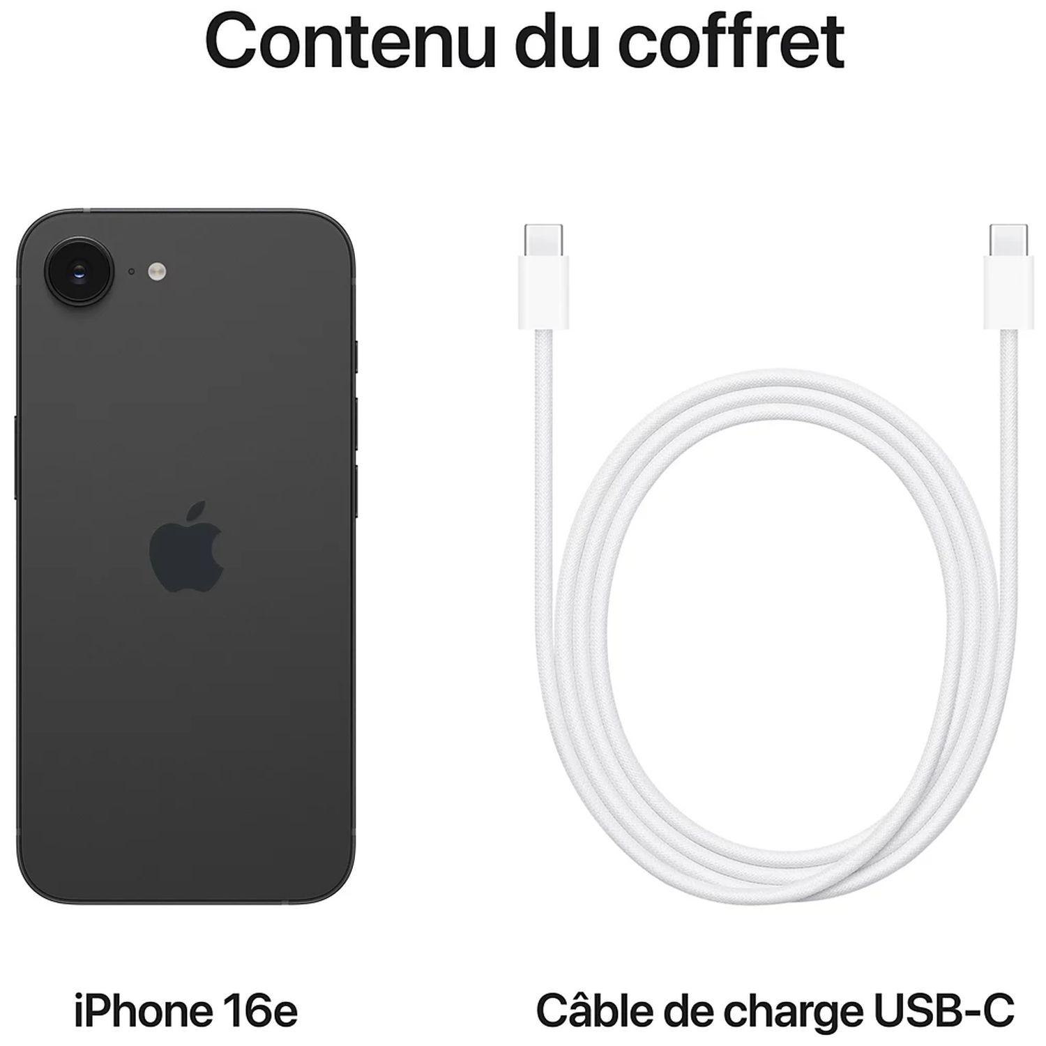 Voir la diapositive 8 : APPLE iPhone 16e 128Go - Noir