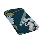 ACTUEL Drap plat en coton 57 fils AUSTINE. Coloris disponibles : Bleu