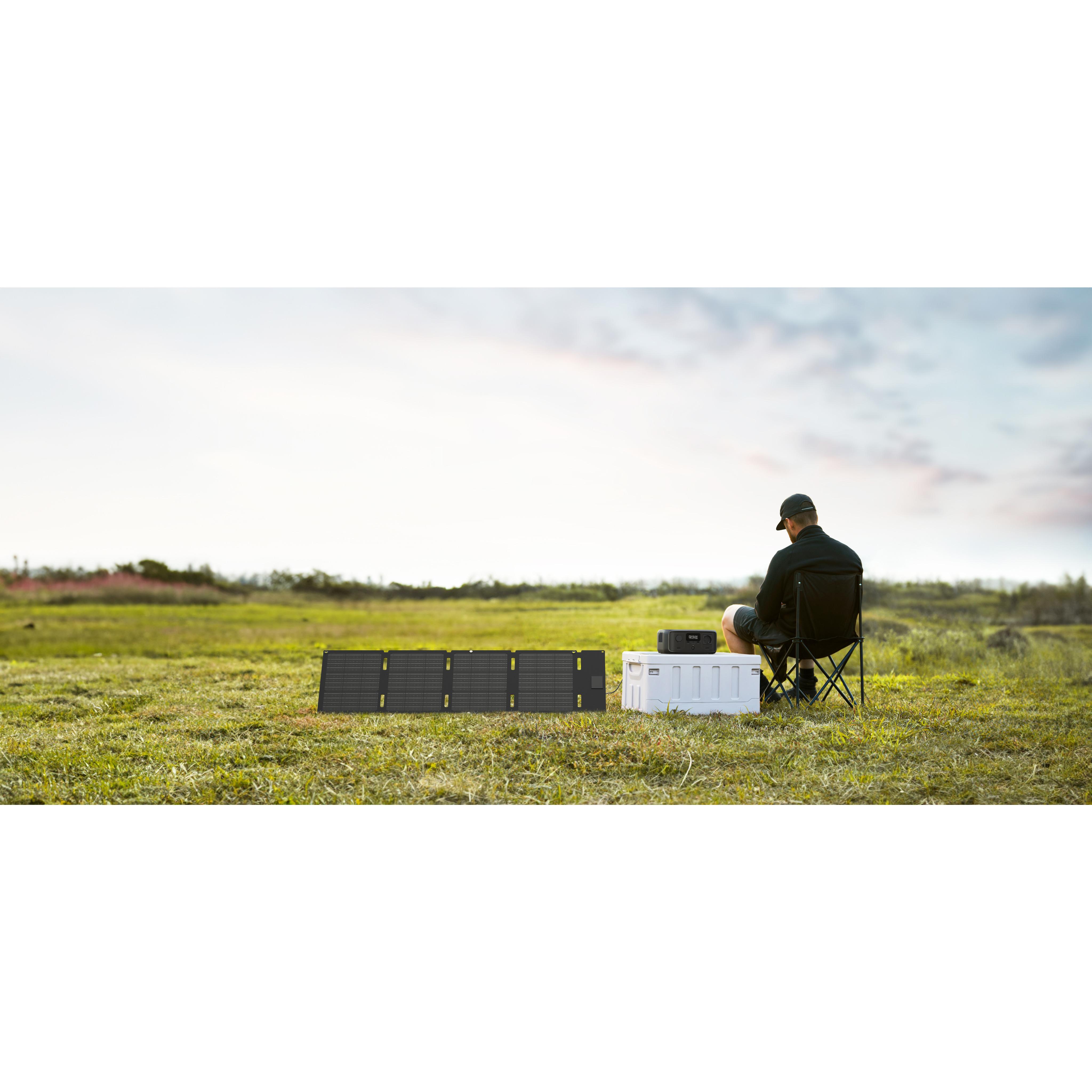 Voir la diapositive 2 : INNOV8 Batterie Eco Flow RIVER 3 UPS + Panneau solaire pliable 45W avec USB-C