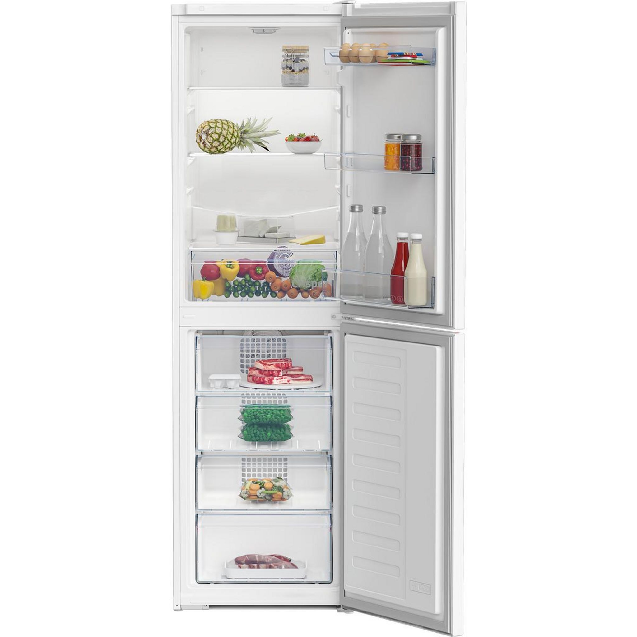 Voir la diapositive 2 : BEKO Réfrigérateur RCHE300K40WN - Blanc