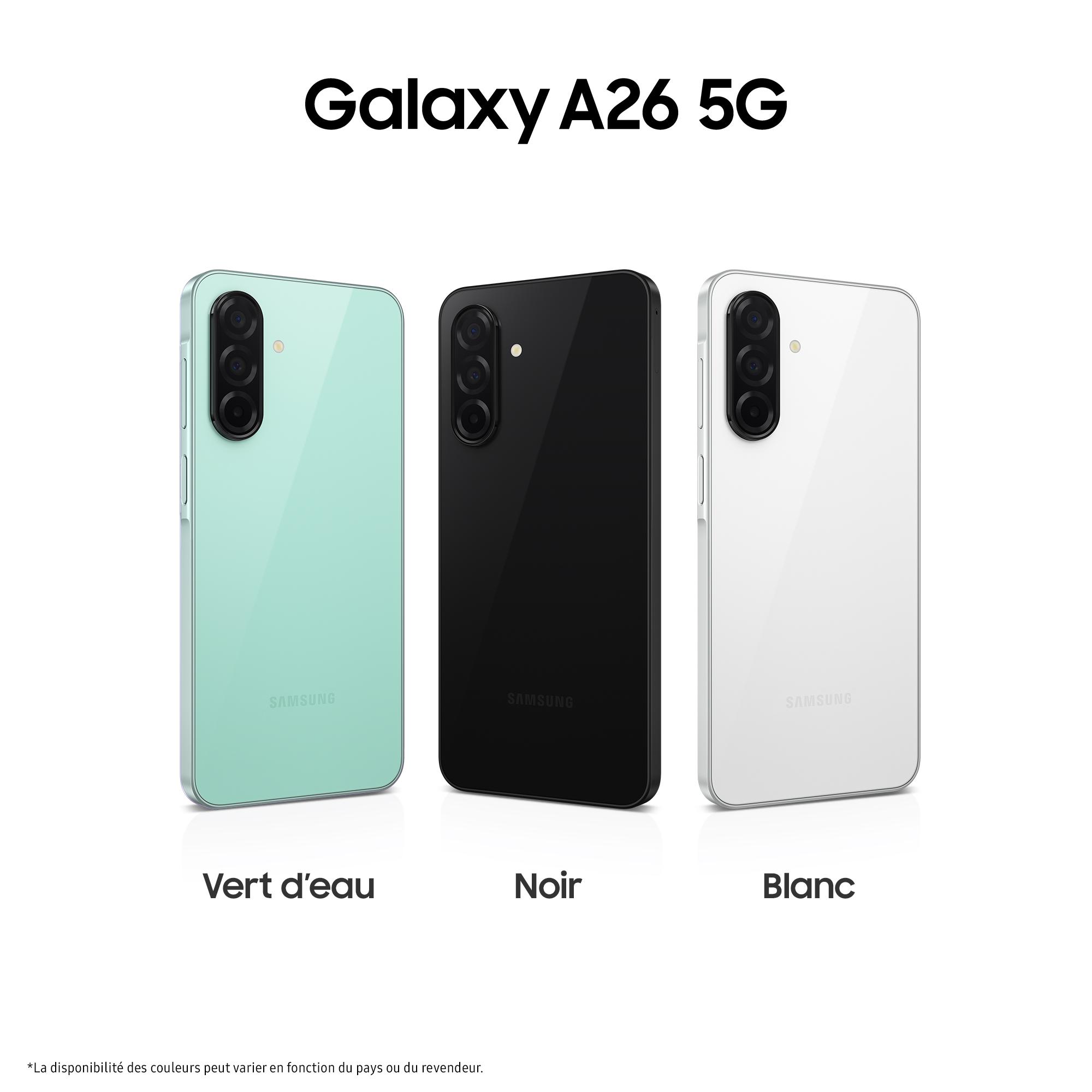 Voir la diapositive 2 : SAMSUNG Galaxy A26 5G AI Smartphone 128Go - Vert