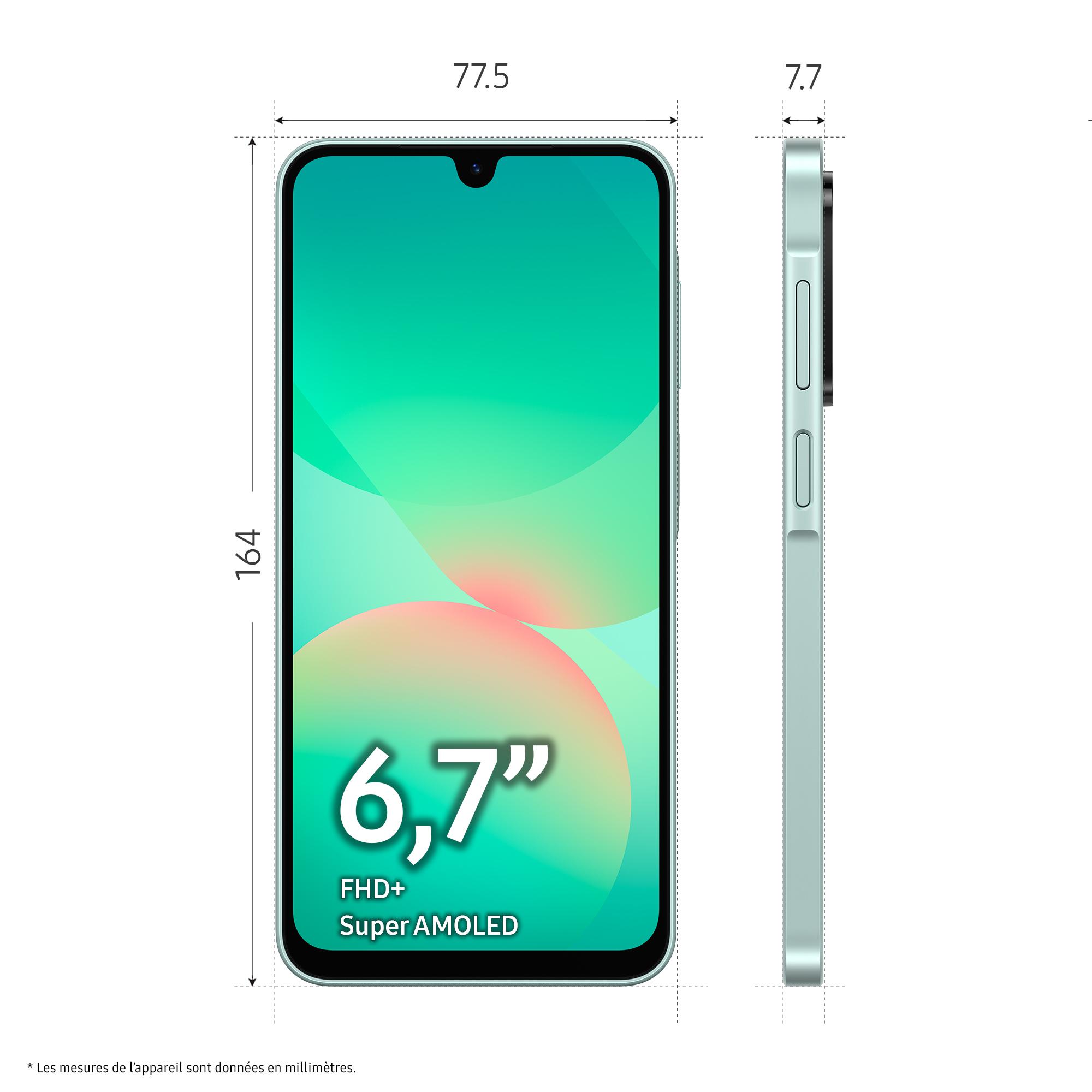 Voir la diapositive 3 : SAMSUNG Galaxy A26 5G AI Smartphone 128Go - Vert