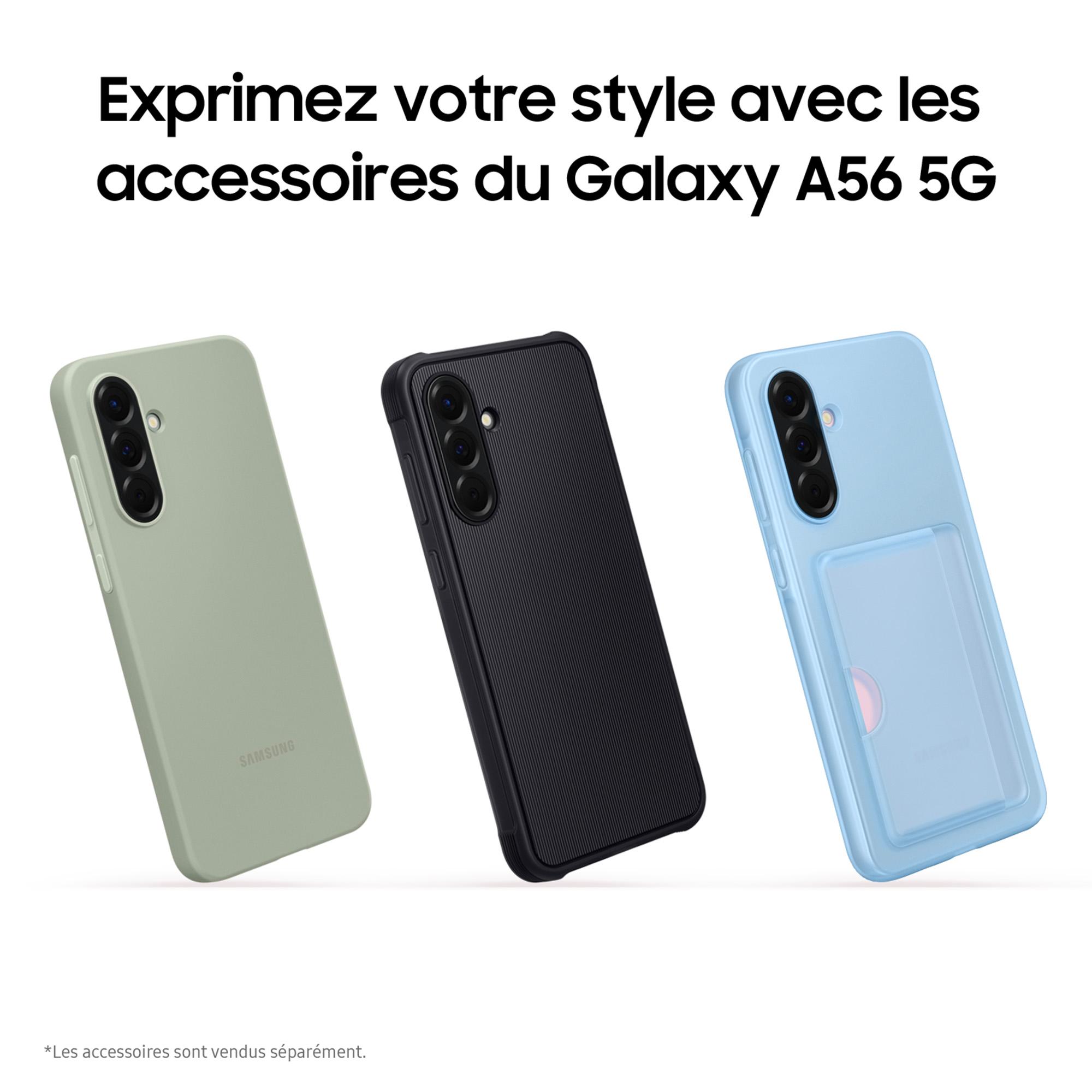 Voir la diapositive 10 : SAMSUNG Galaxy A56 5G AI Smartphone 128Go - Graphite