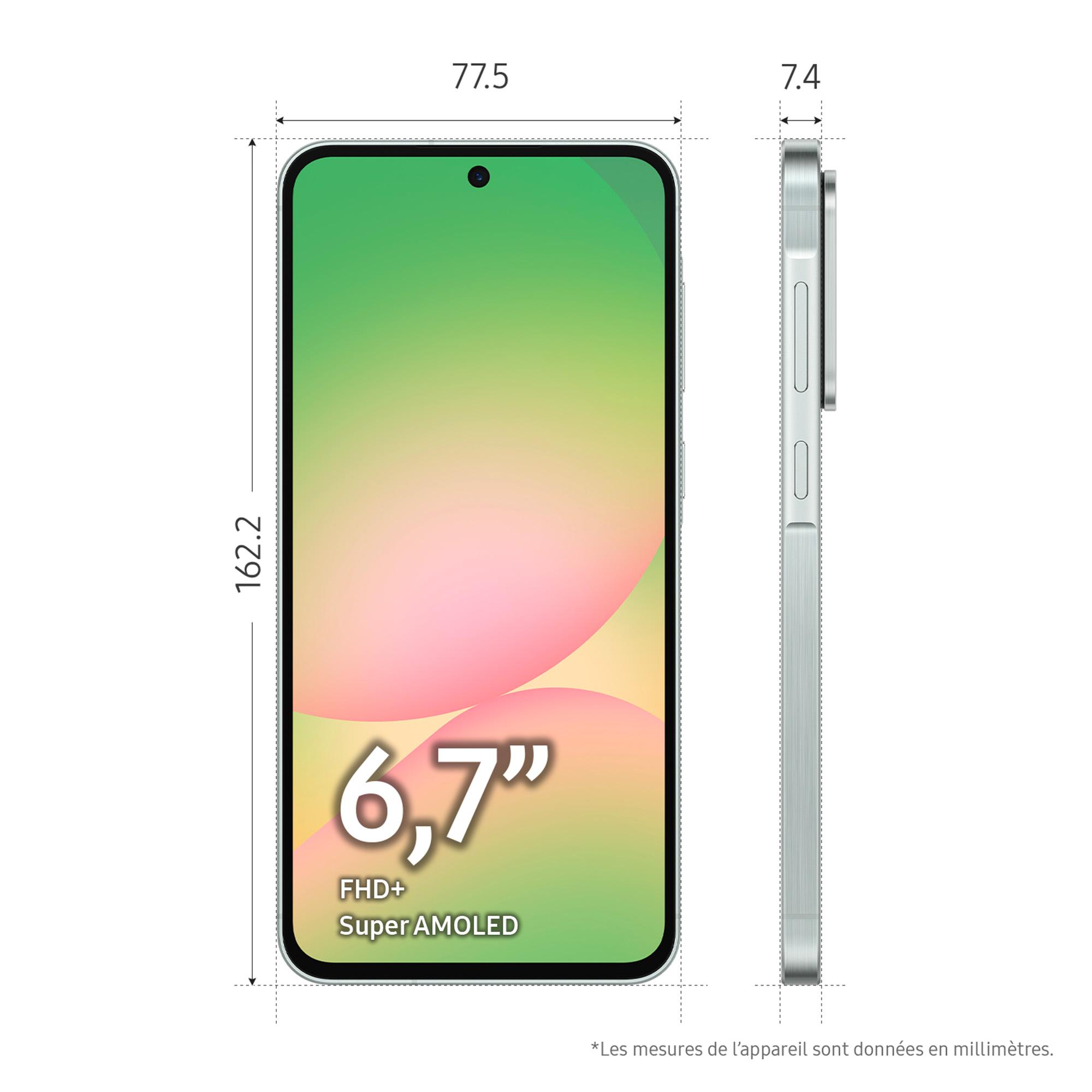 Voir la diapositive 3 : SAMSUNG Galaxy A56 5G AI Smartphone 128Go - Graphite