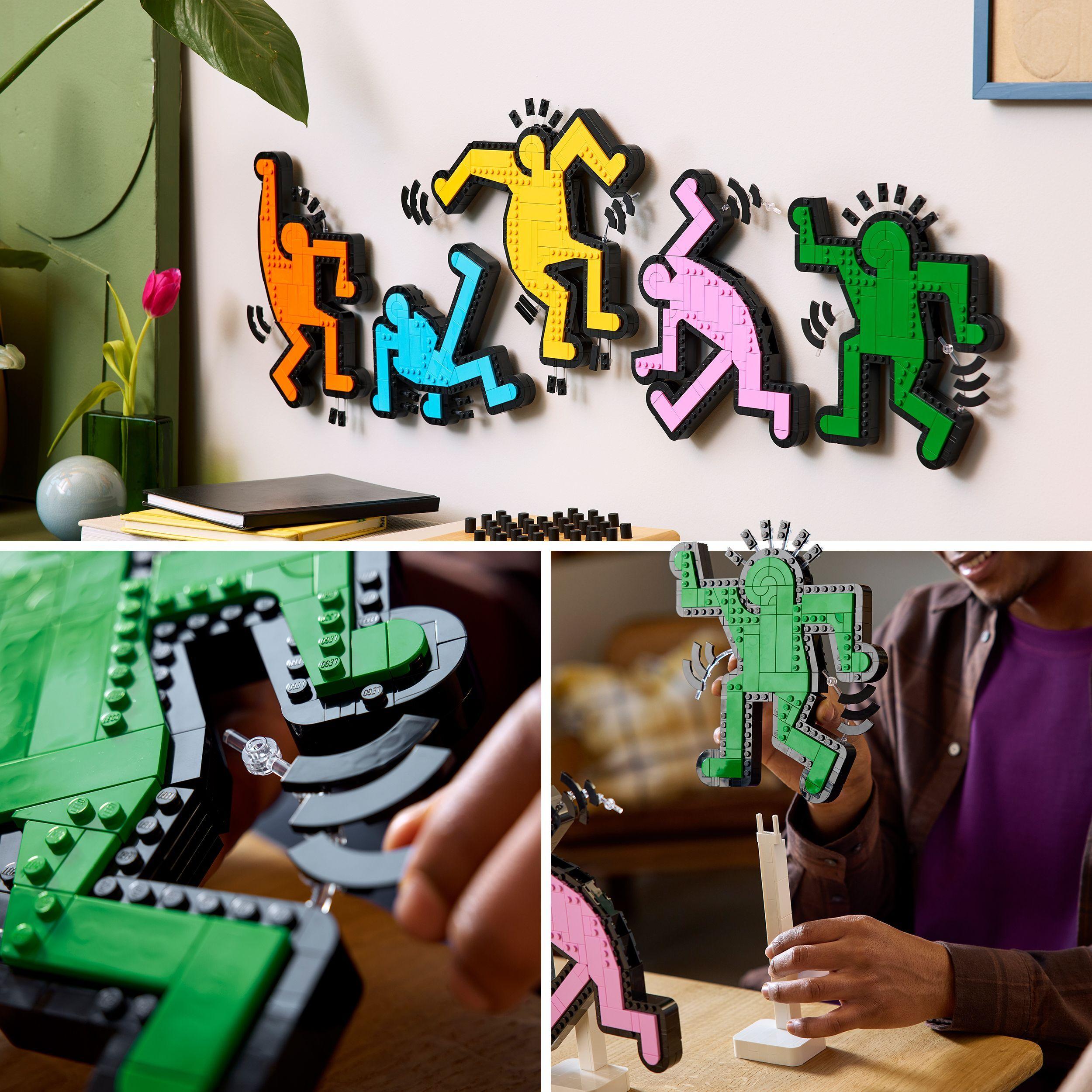 Voir la diapositive 5 : LEGO Art 31216 Keith Haring – Les Figures Dansantes - Set de Construction pour Adulte
